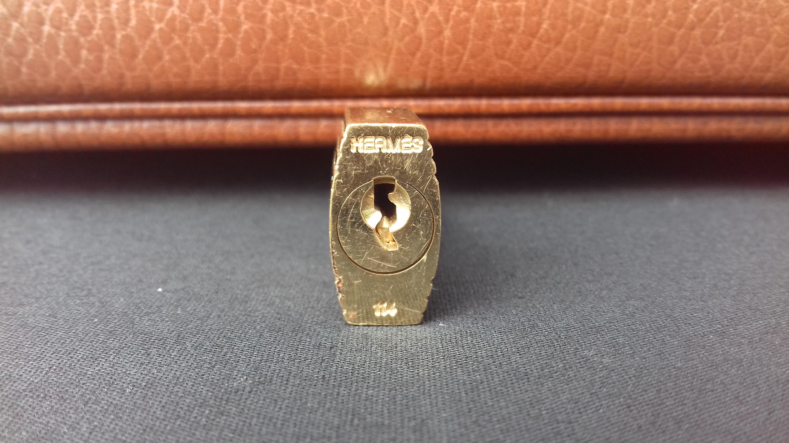 Hermès Vintage Bolide Tasche 2 Wege Braun Leder Golden Hdw 33 cm 7