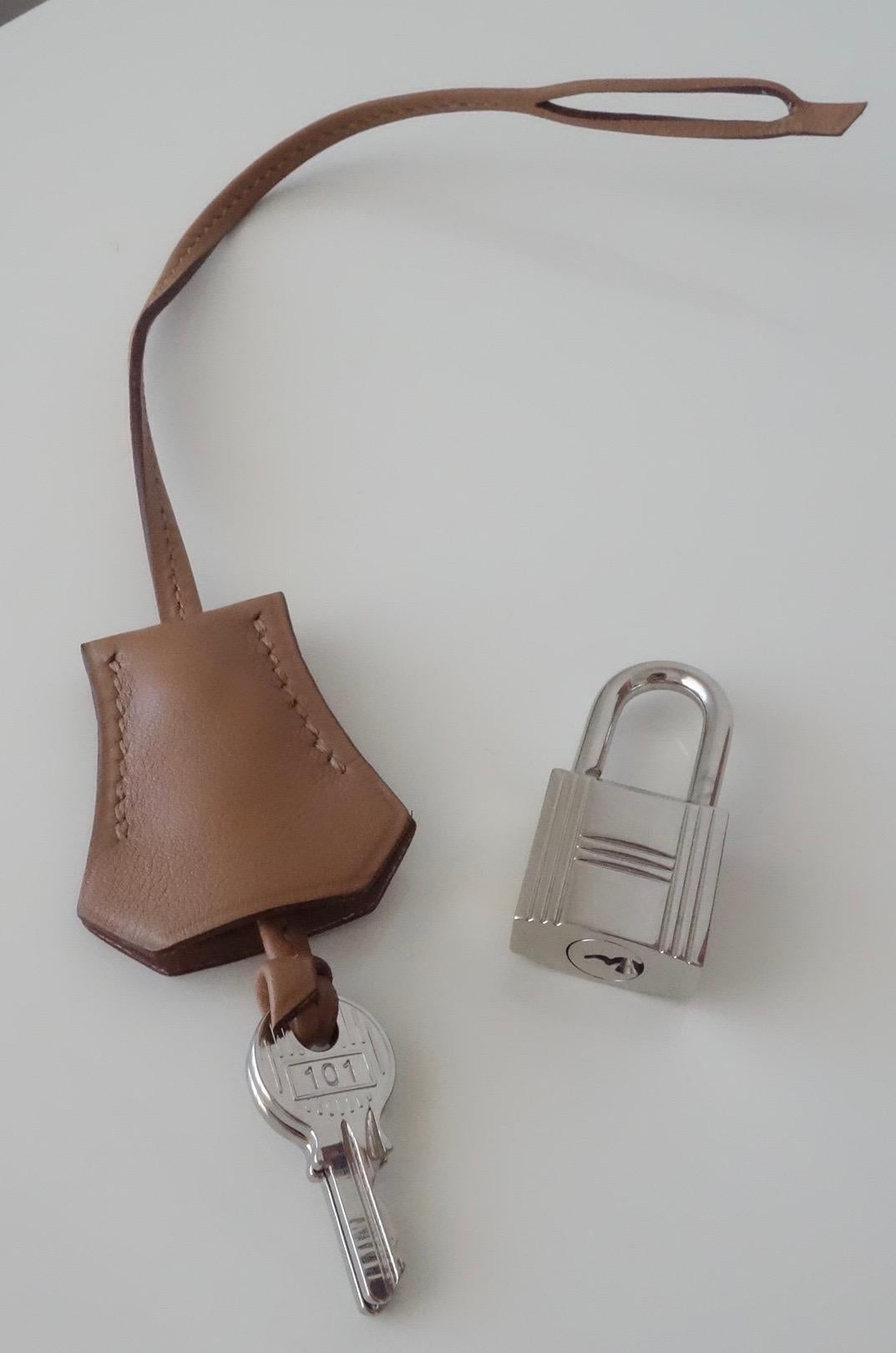 Hermès Swift Leather Biscuit Phw 30 cm Birkin Bag   4
