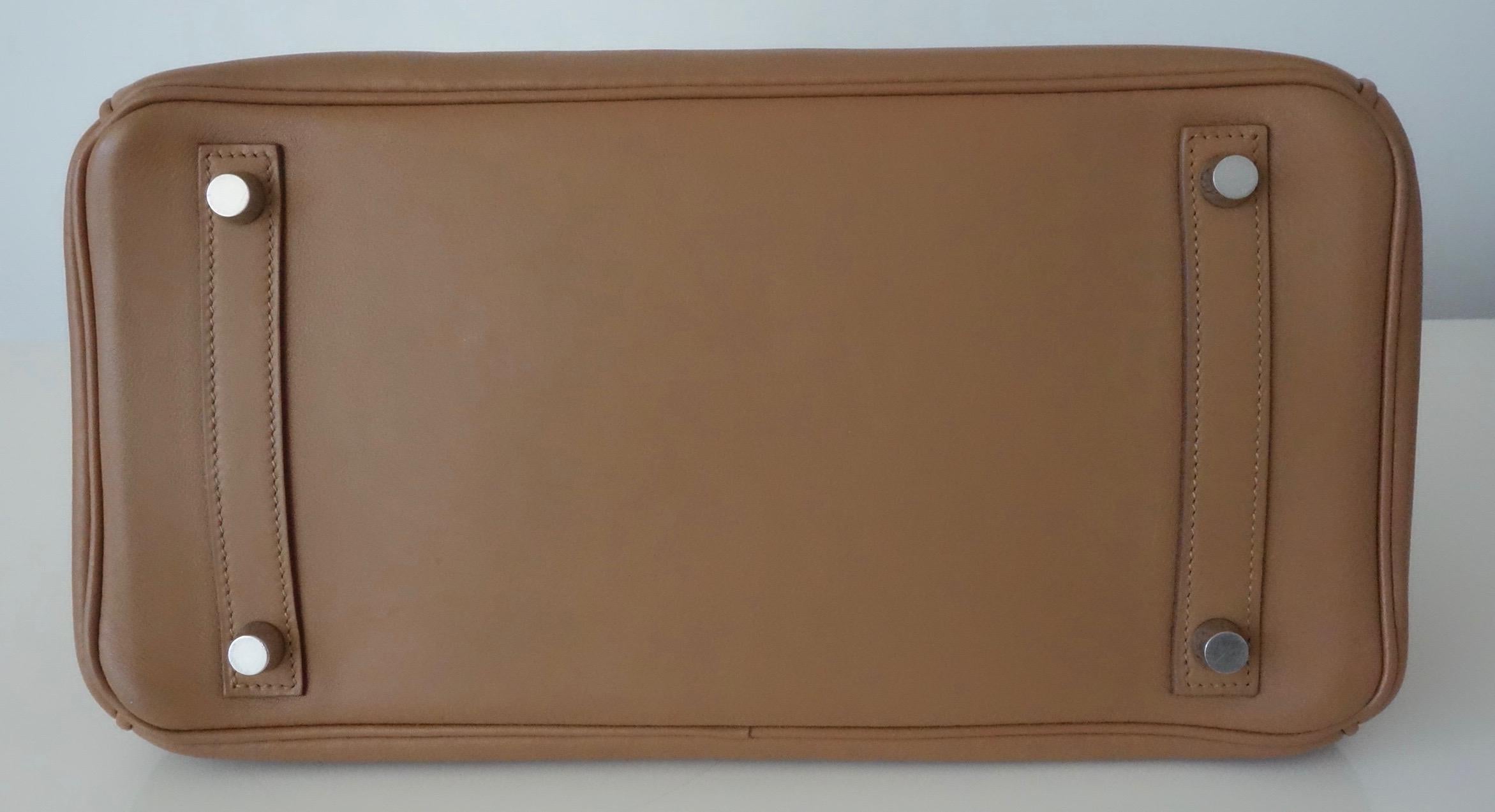 Hermès Swift Leather Biscuit Phw 30 cm Birkin Bag   6