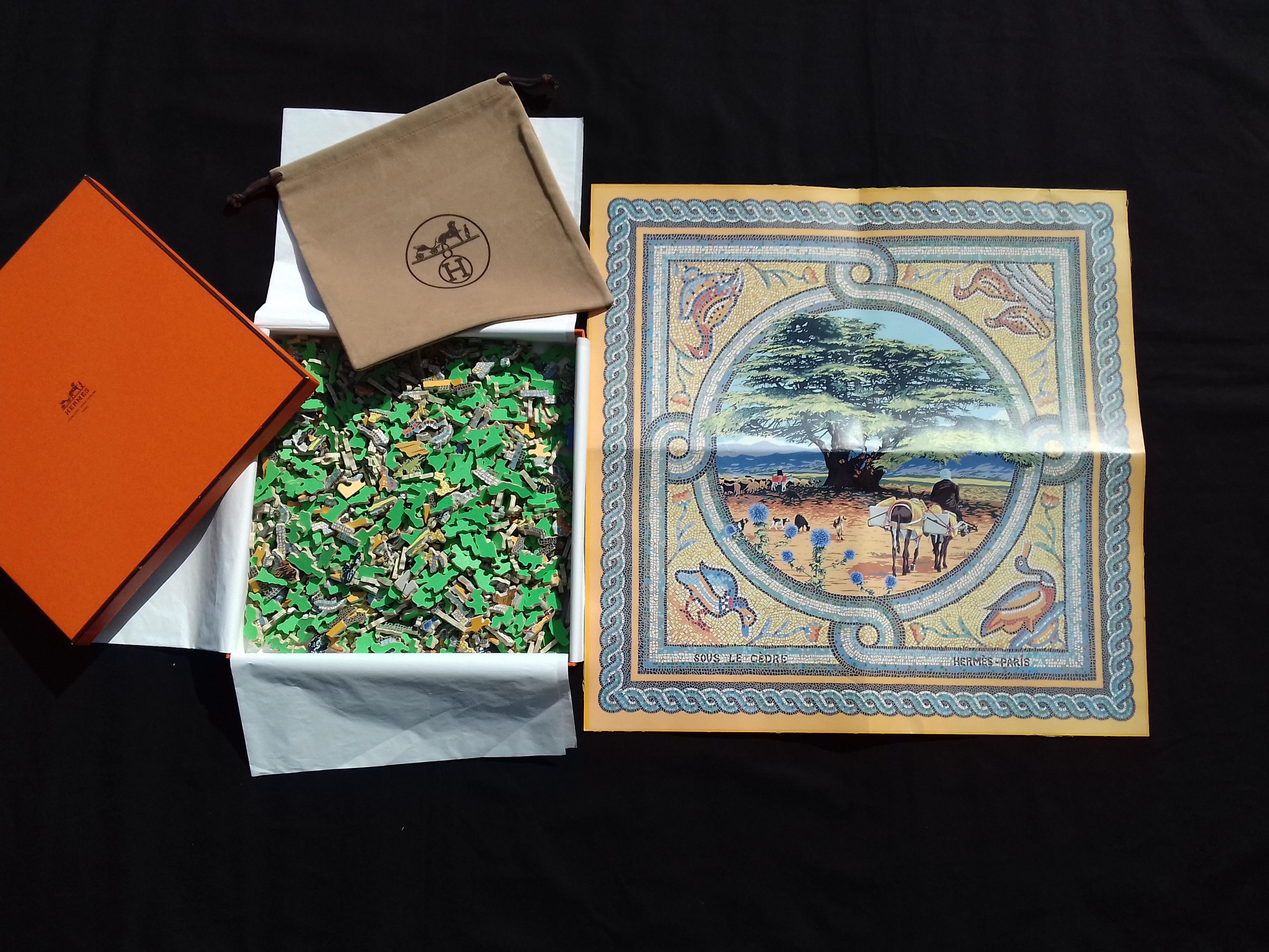 Rare and Beautiful Hermès Item

Puzzle created for the Year of the Tree in 1998

Depicts the pattern 