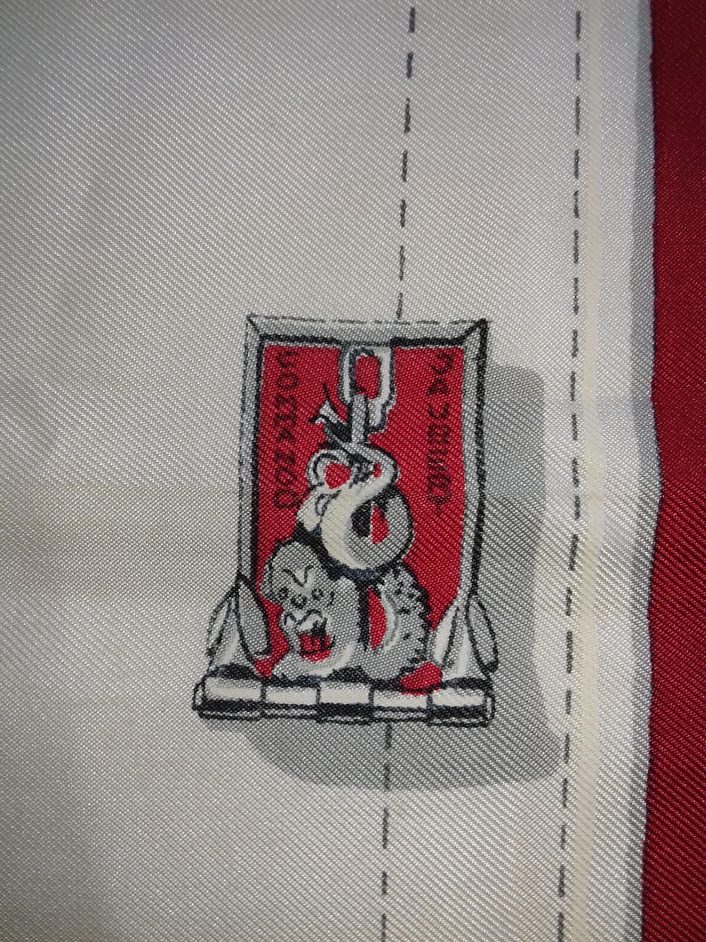 Hermès Silk Scarf Vintage Demi Brigade de Fusiliers Marins Grygkar 1958 Rate 1B 7