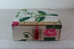 Andalouse Manuel Canovas Fabric Decorative Storage Box for Scarves