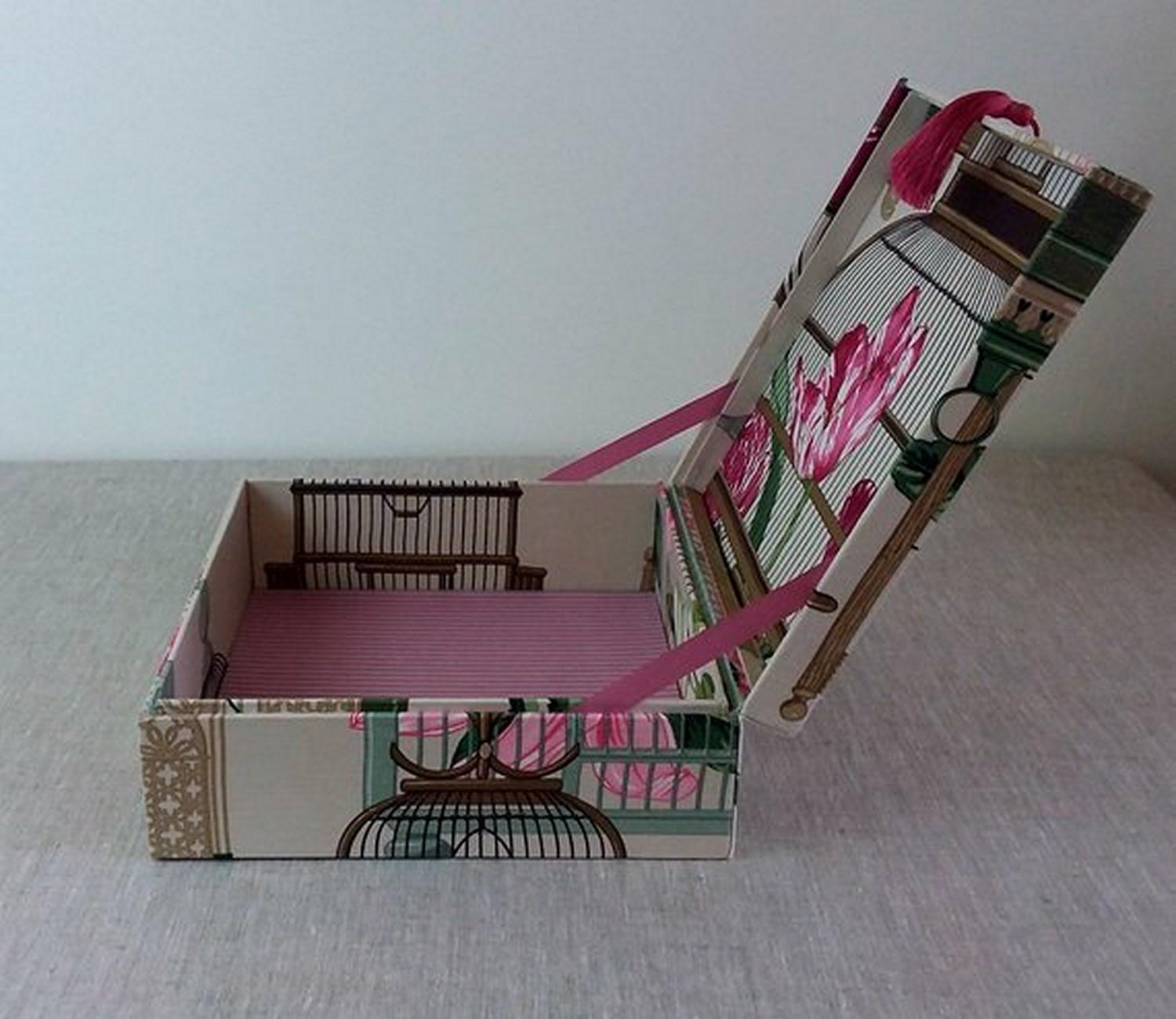 Andalouse Manuel Canovas Fabric Decorative Storage Box for Scarves  2