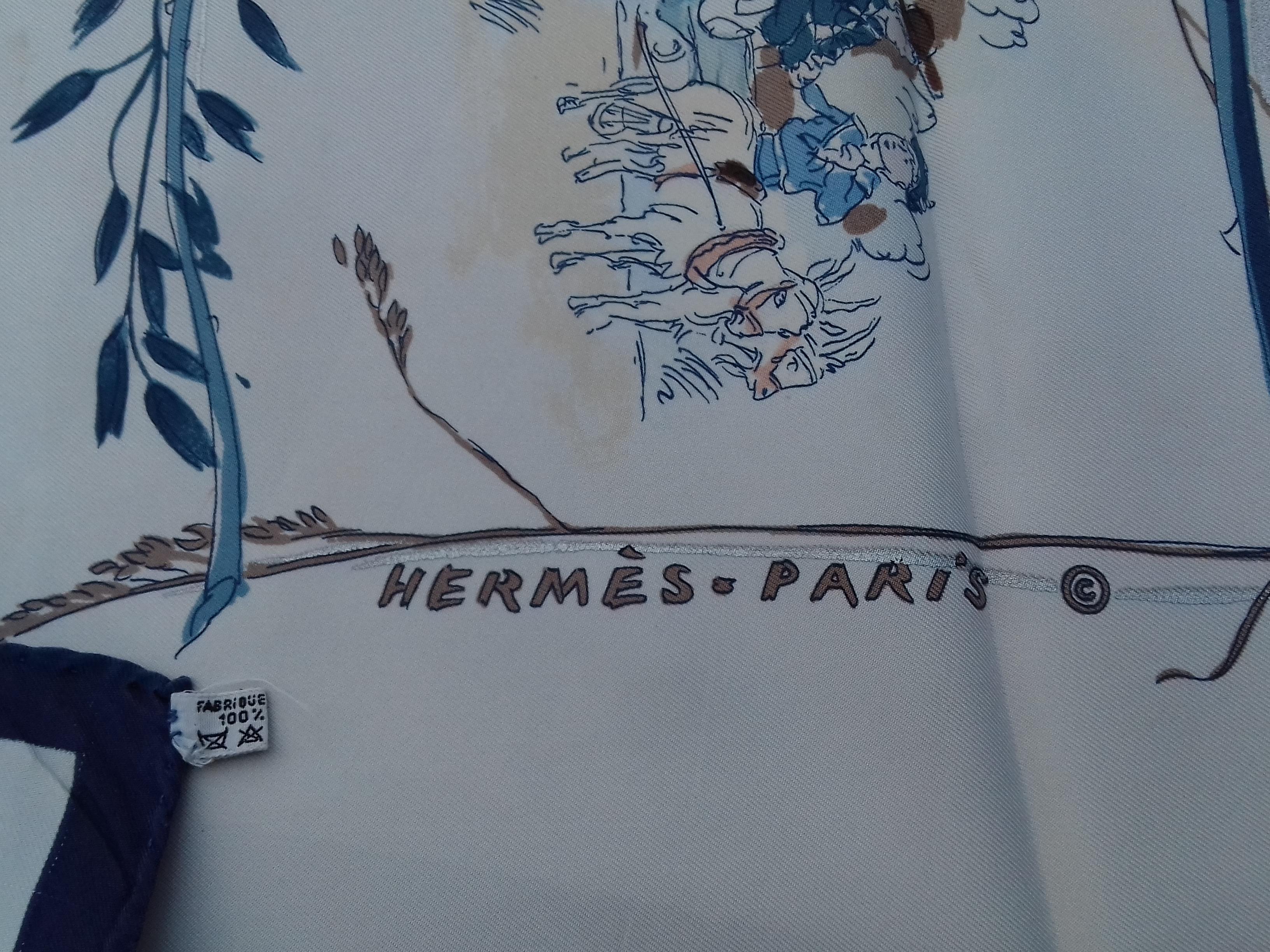 Hermès Vintage Silk Scarf La Comtesse de Segur Philippe Dumas 1982 2B Rare 13