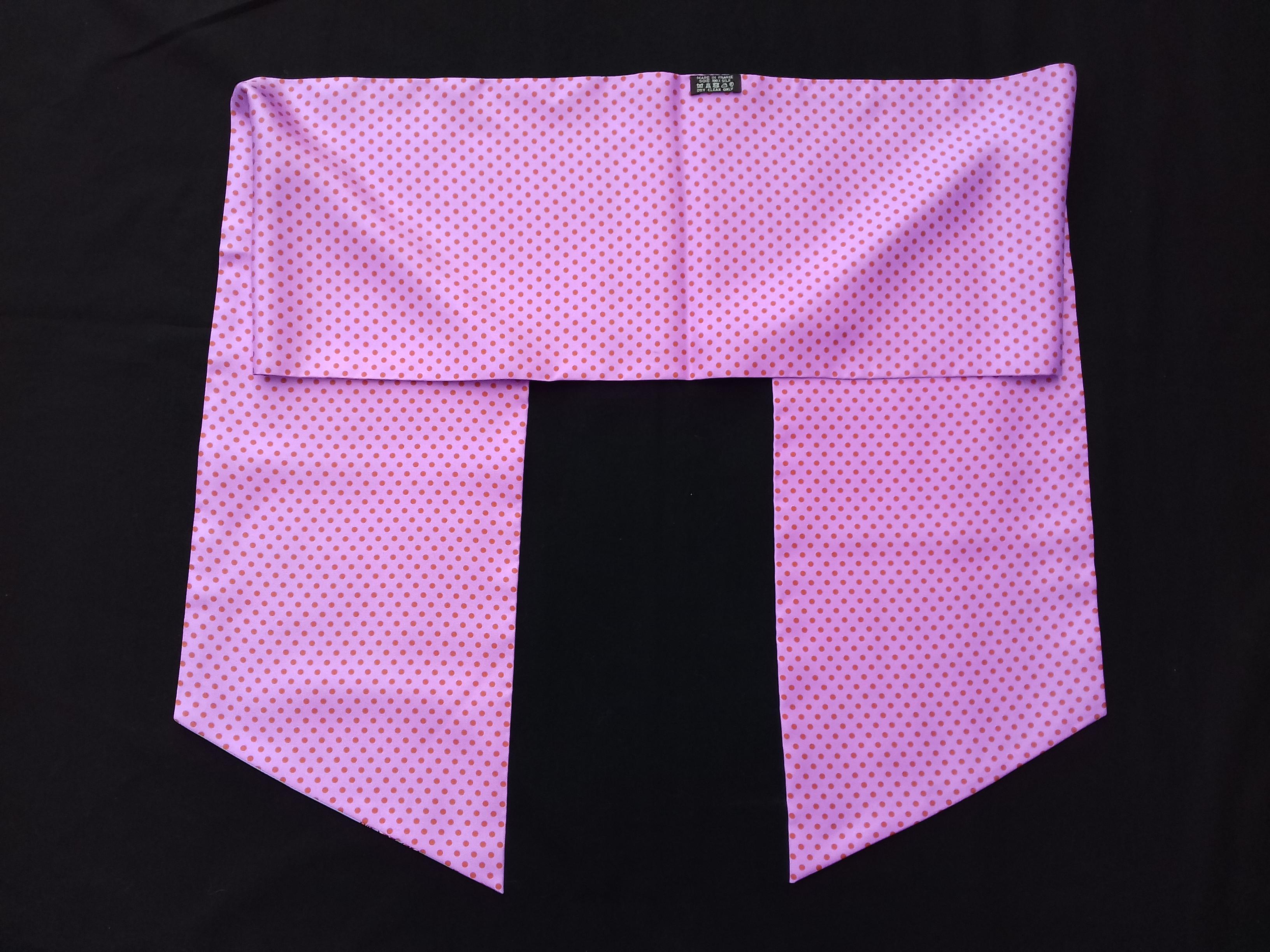Hermès Silk Scarf Maxi Twilly Cut Astrologie Pois (Dies et Hore) Parma In Box 8