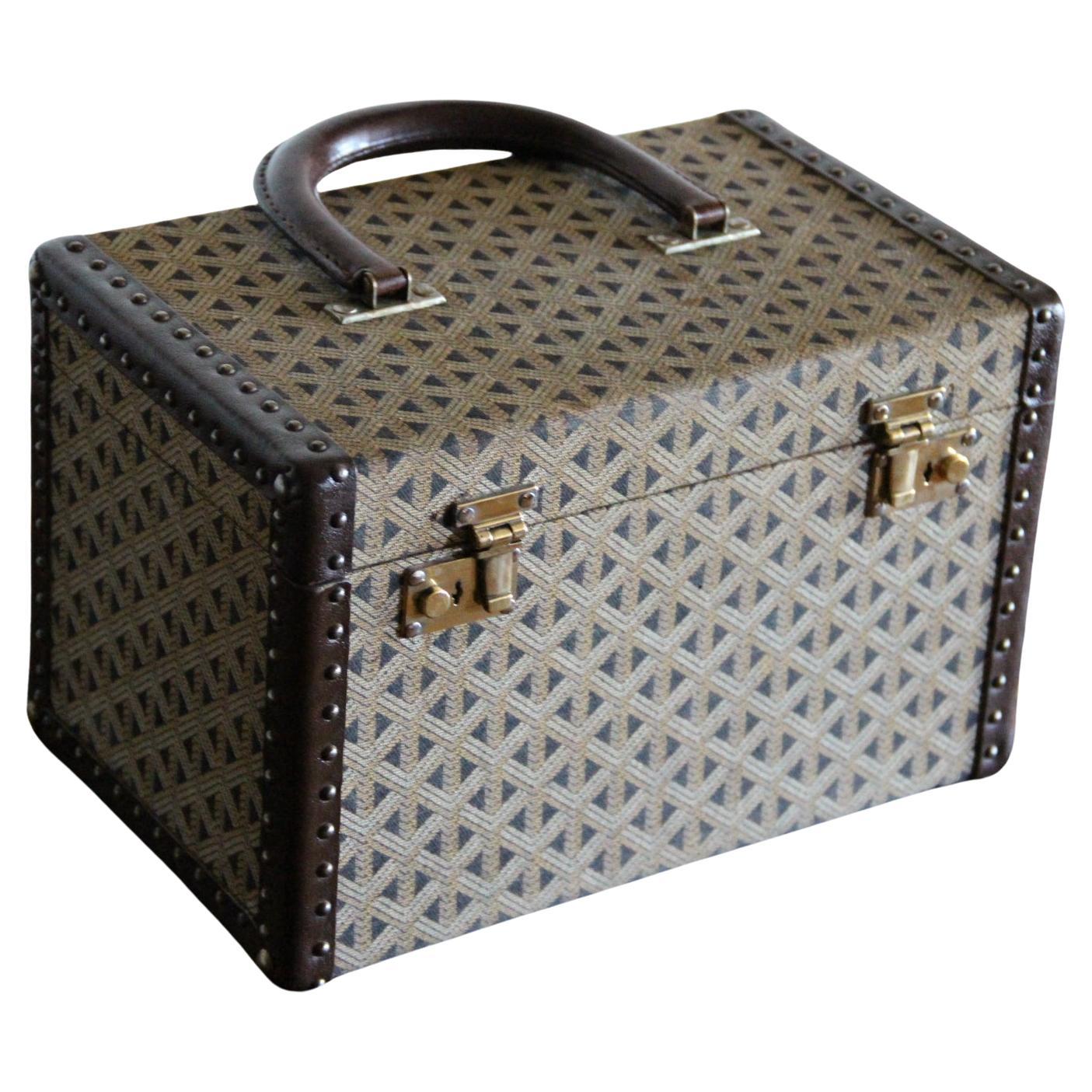 Étui à bijoux Goyard, malle Goyard, étui à trains Goyard, étui à beauté Goyard