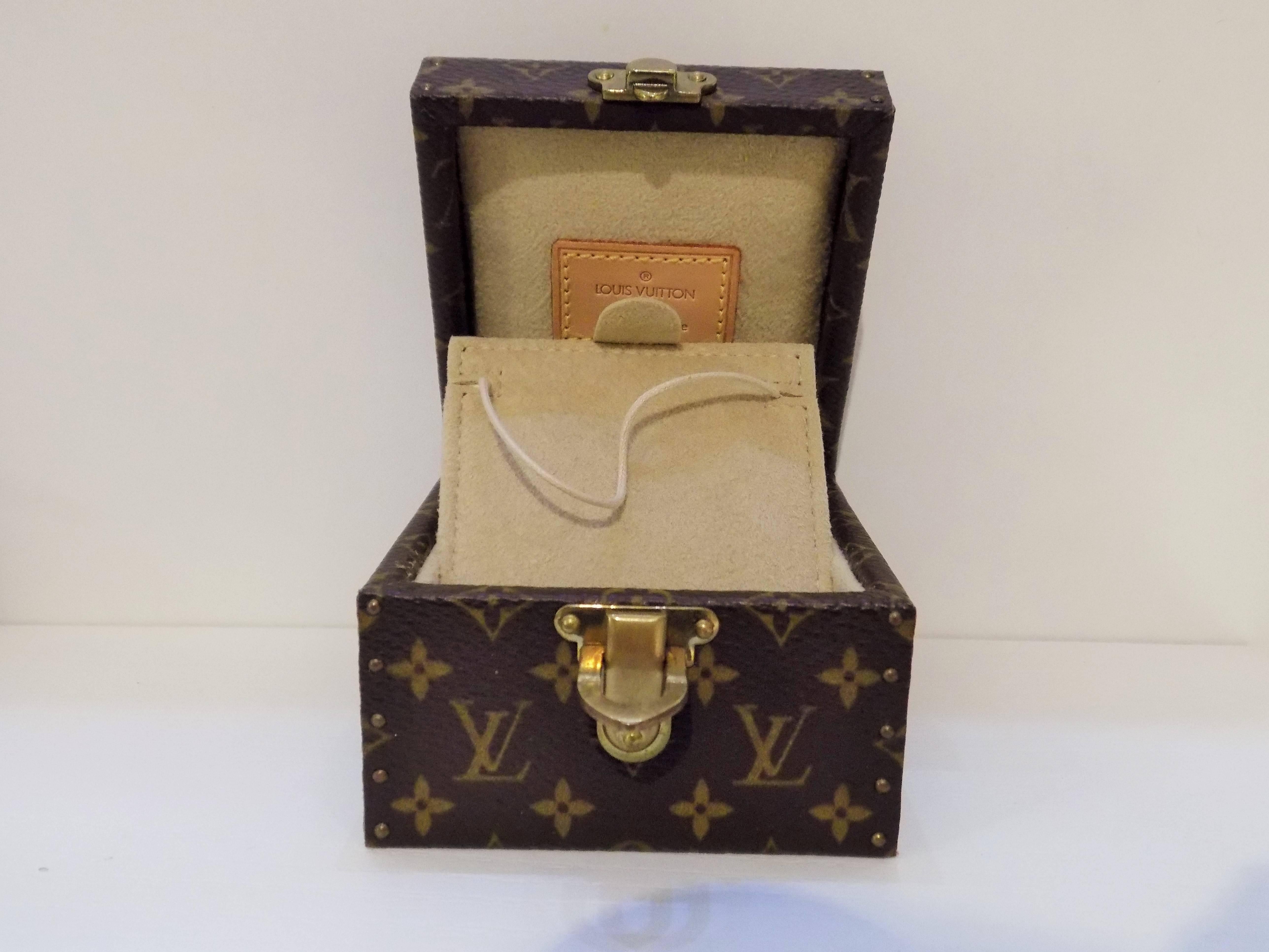Louis Vuitton monogram jewelry case 