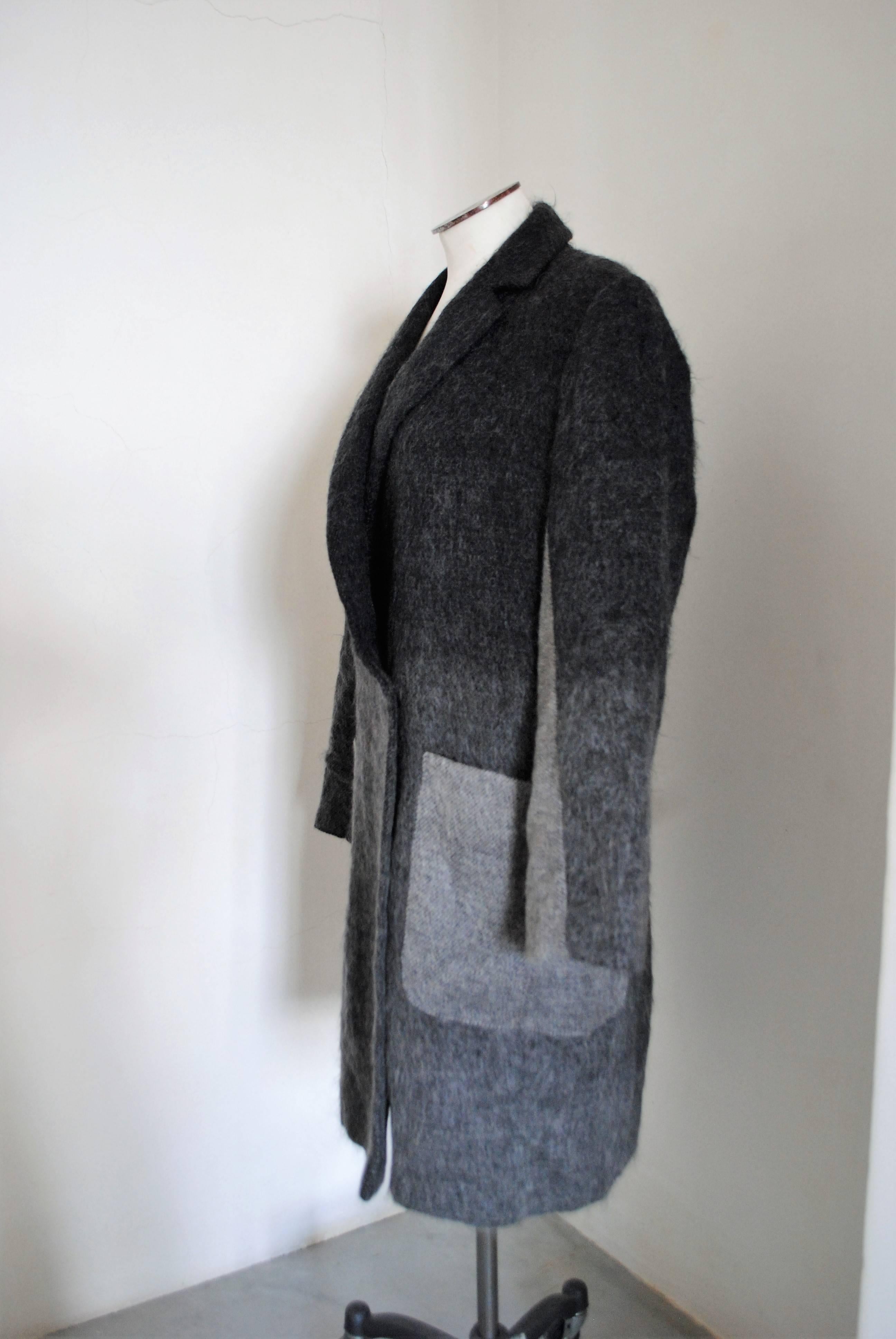 Black Valentino Grey Wool Jacket