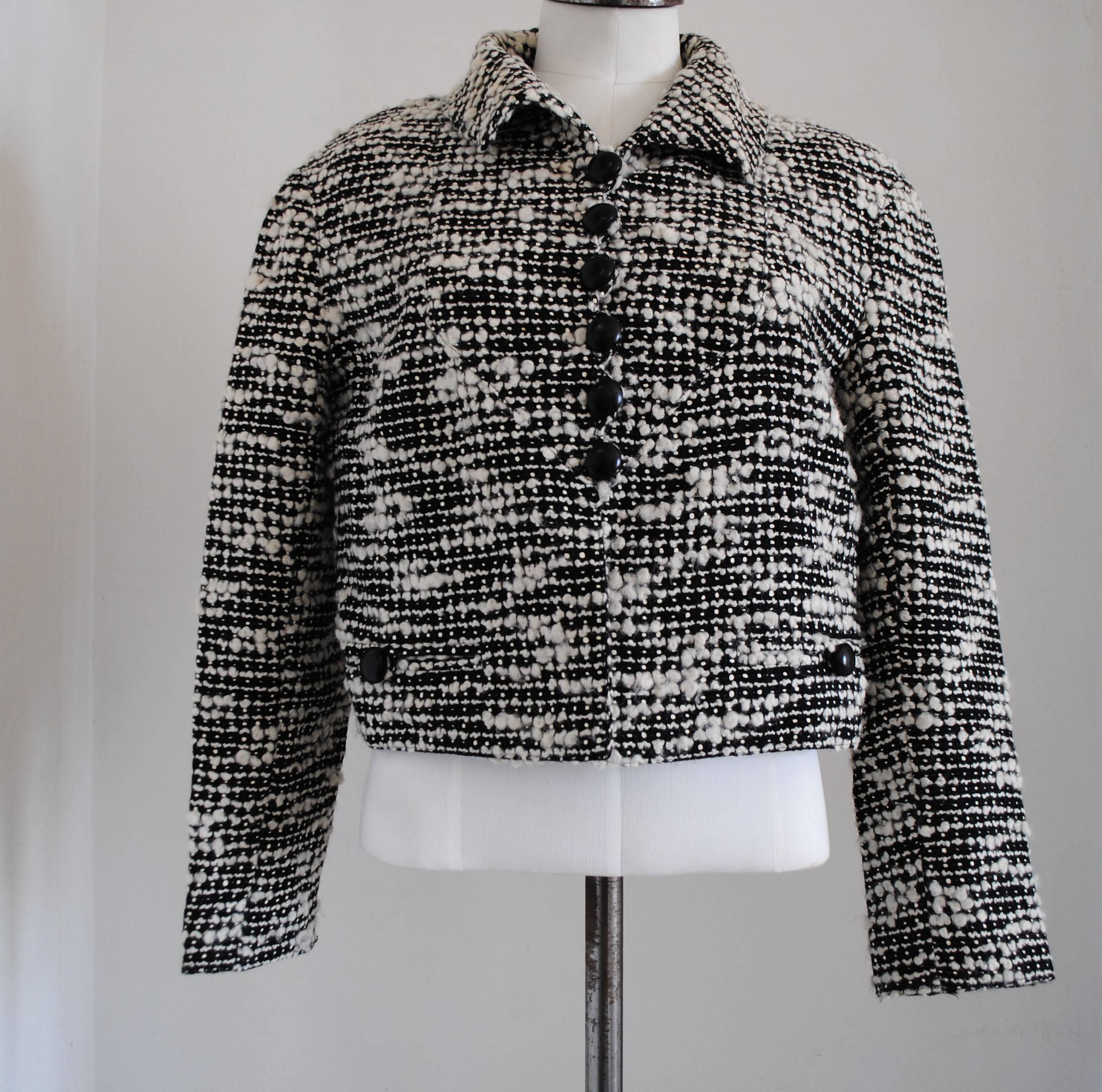 Valentino Black and White Jacket In Excellent Condition For Sale In Capri, IT