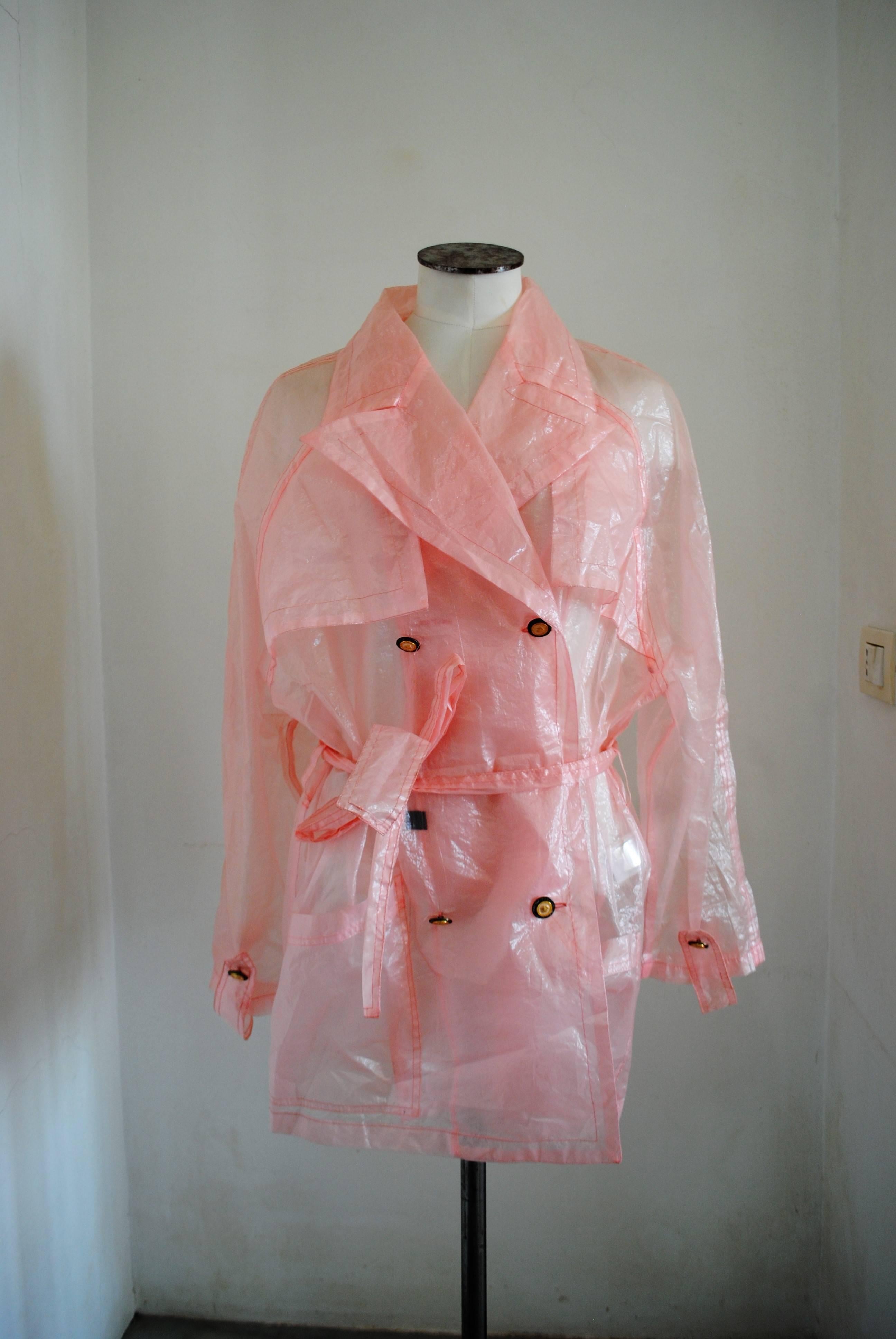 versace raincoat