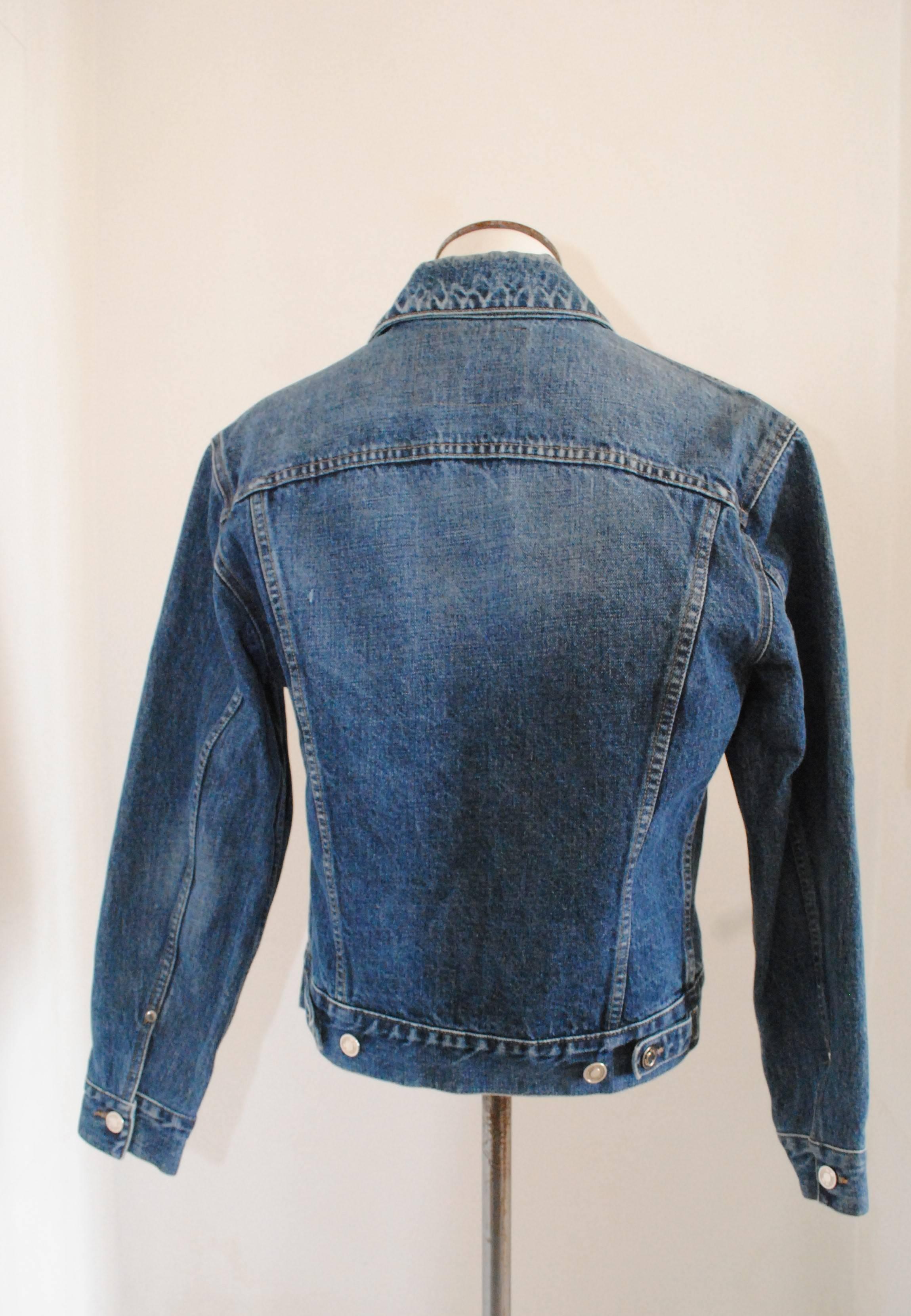 Gucci Denim jacket totally made in italy in size M 