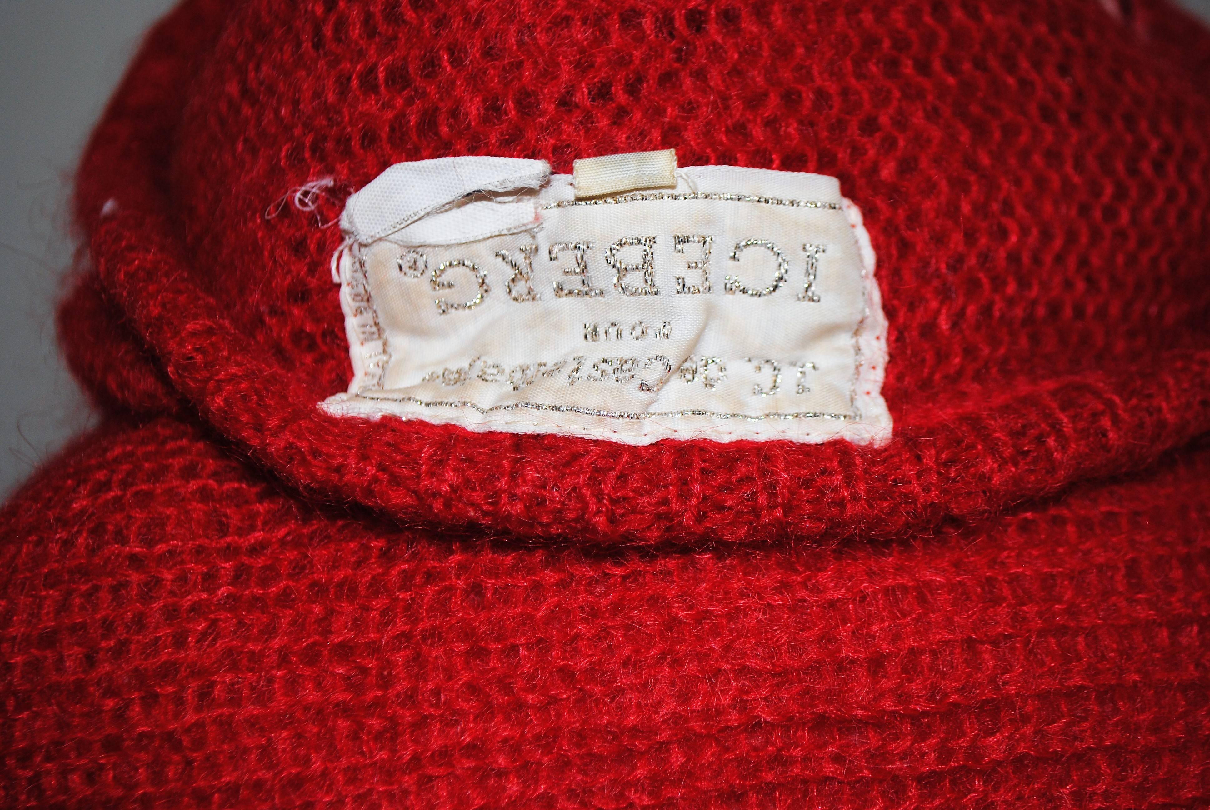 Women's J.C de Castelbajaf for Iceberg red Snoopy sweater 