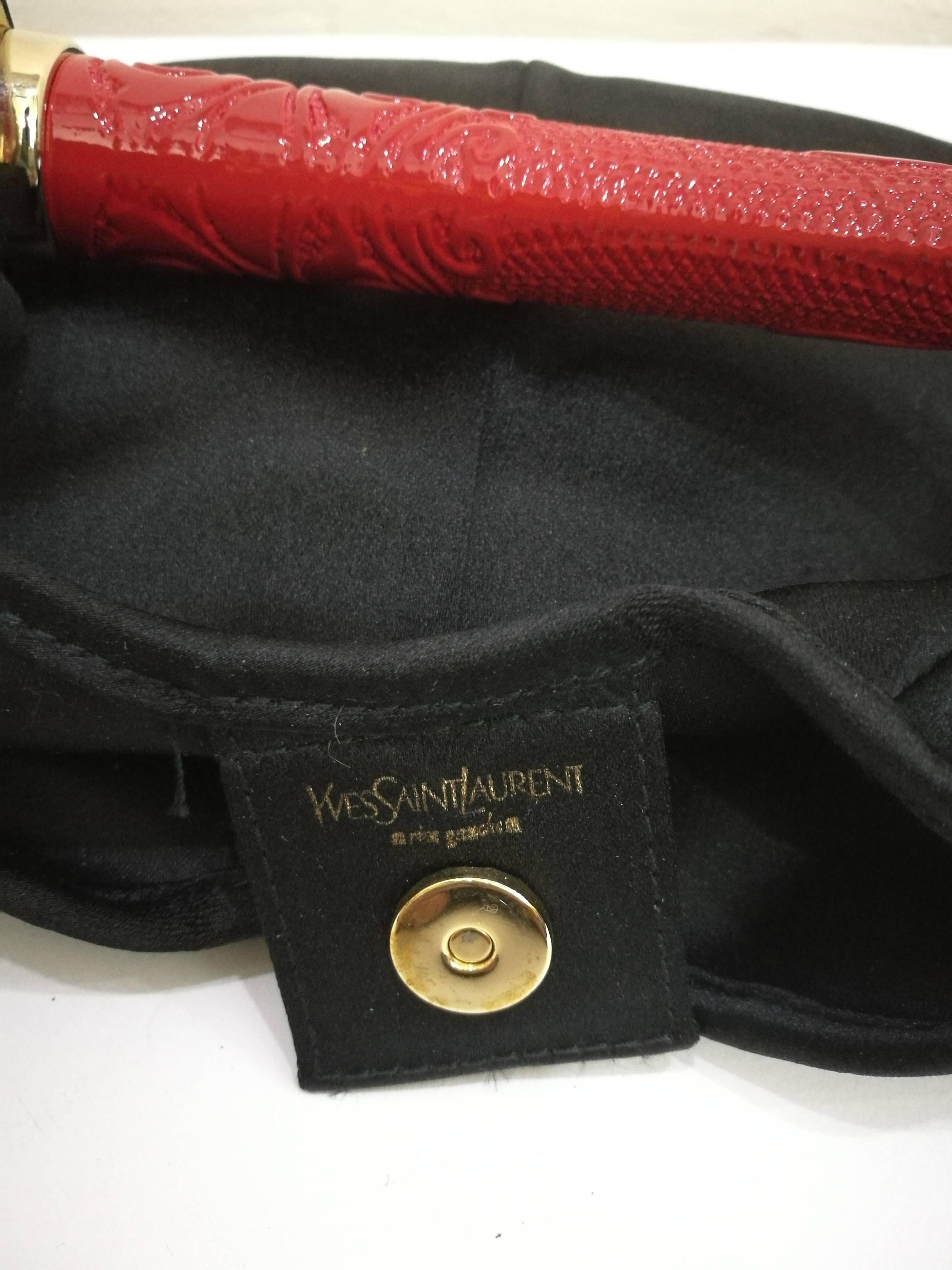 Black Yves Saint Laurent Rive Gauche Mombasa Bag