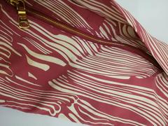 Prada White Pink Clutch