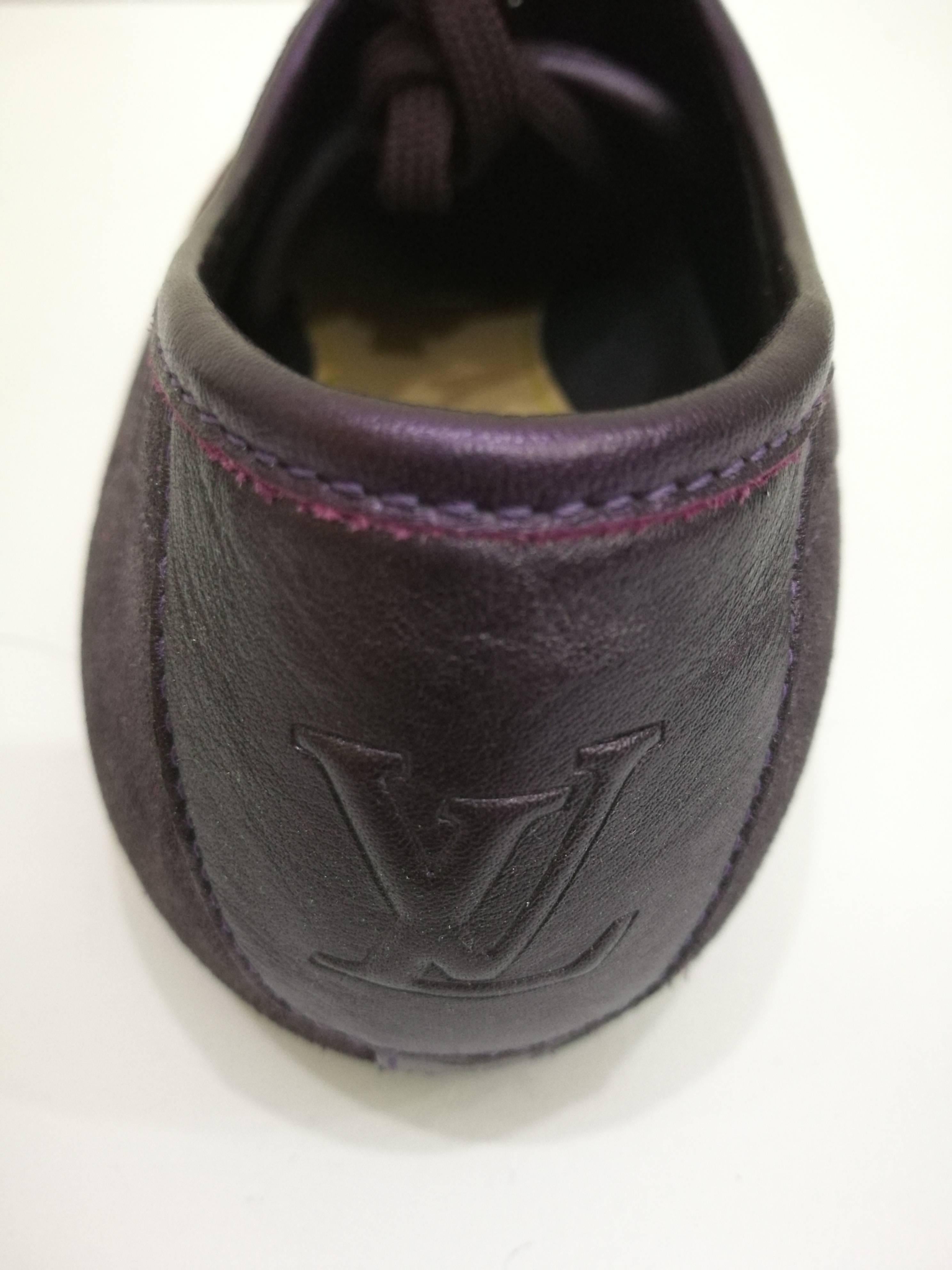 Black Louis Vuitton Purple Sneakers