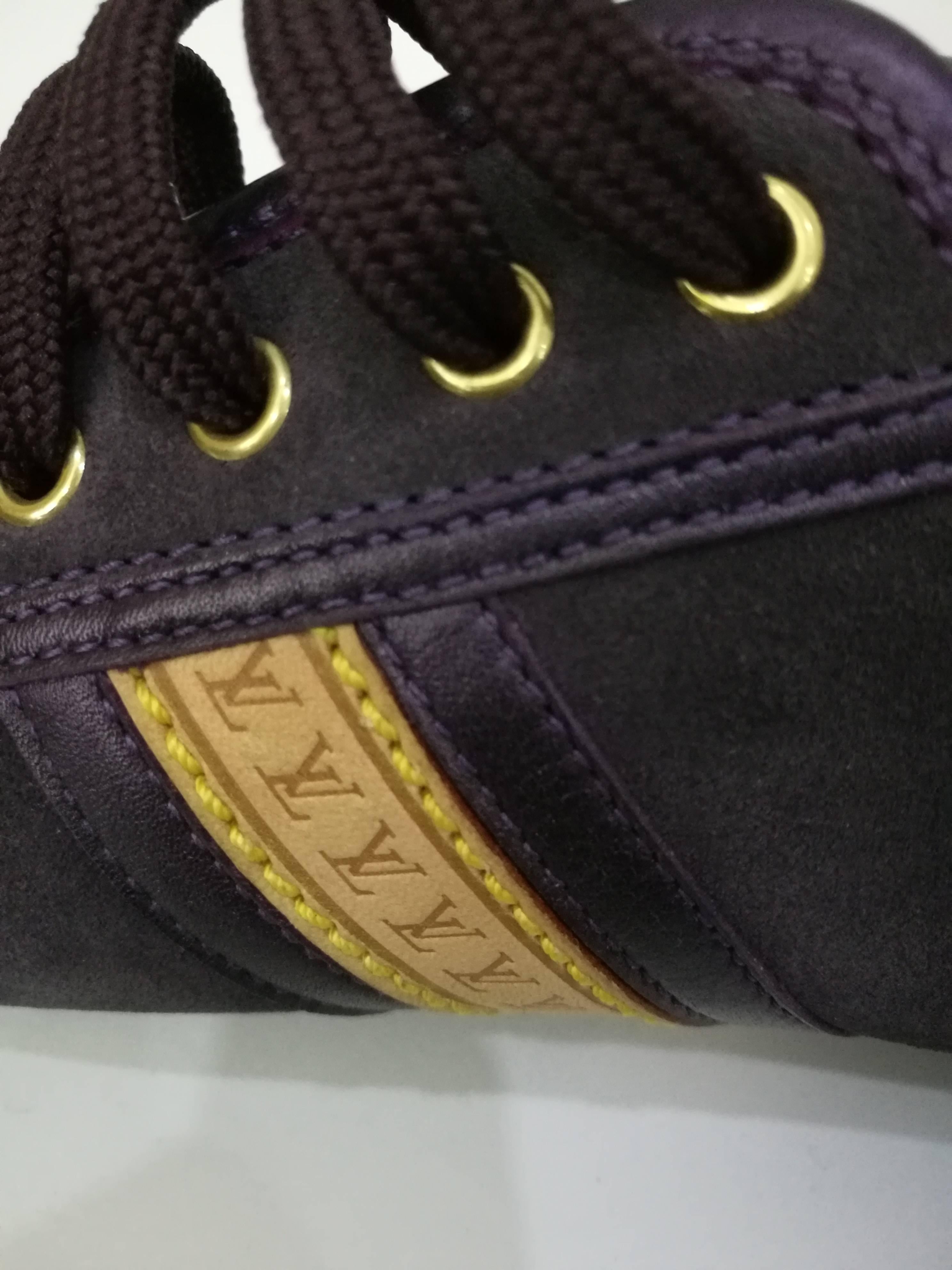 Louis Vuitton Purple Sneakers 1