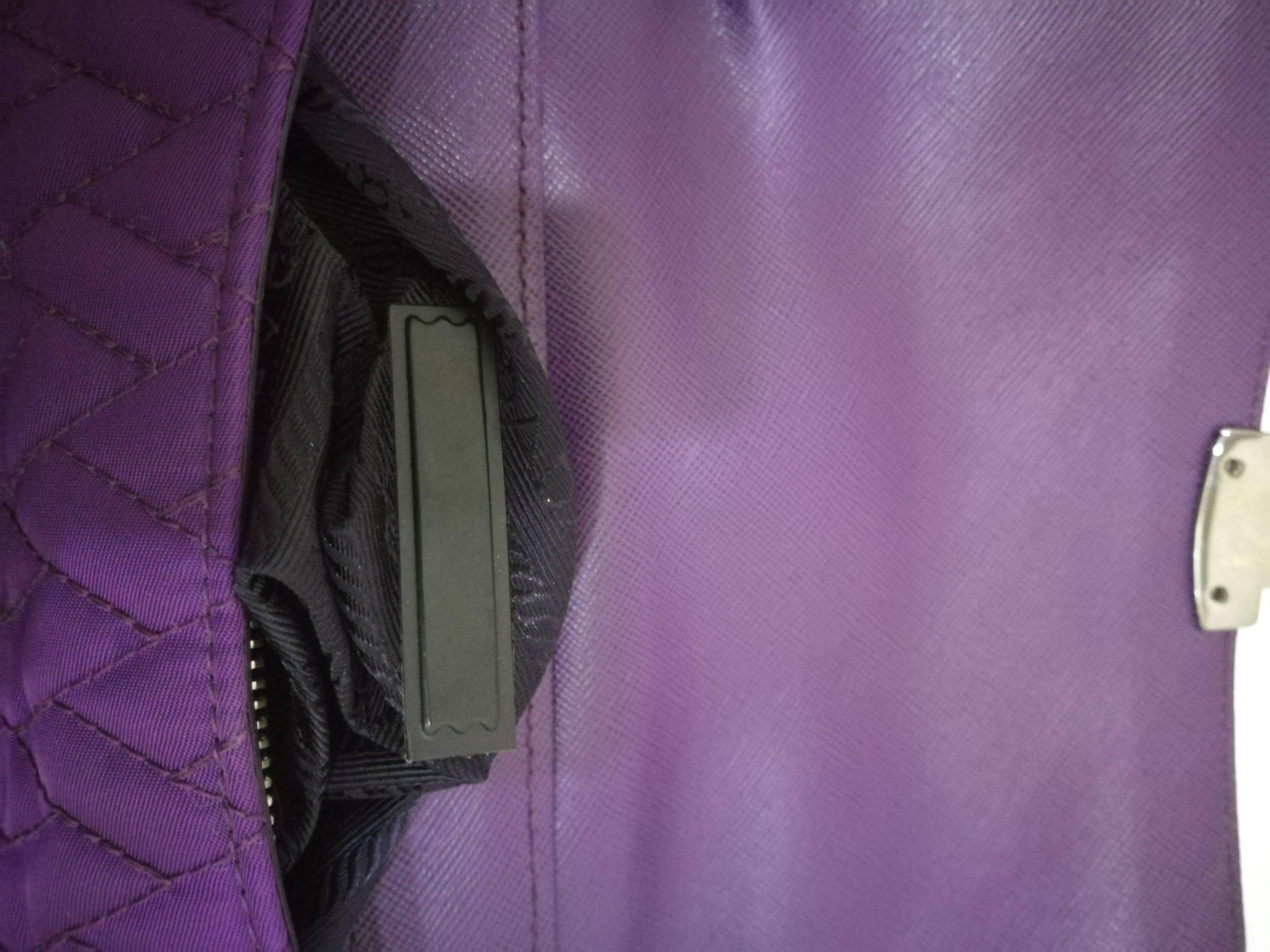 Prada Purple bag 7