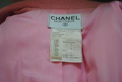 1992 Chanel Pink Boucle Wool Jacket