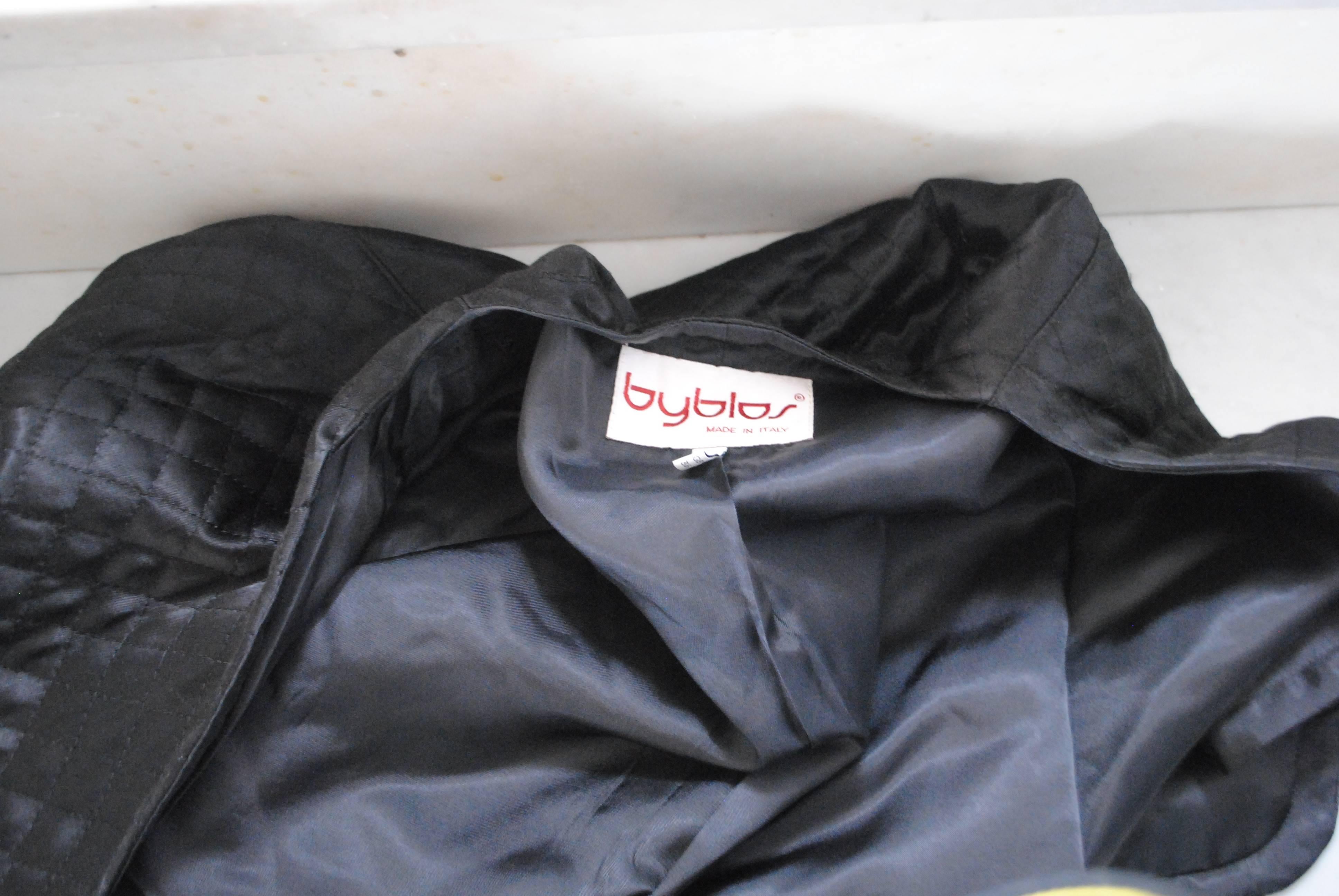 Byblos - Boléro en coton noir en vente 4