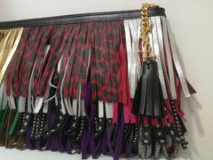 Saint Laurent Monster fringe clutch