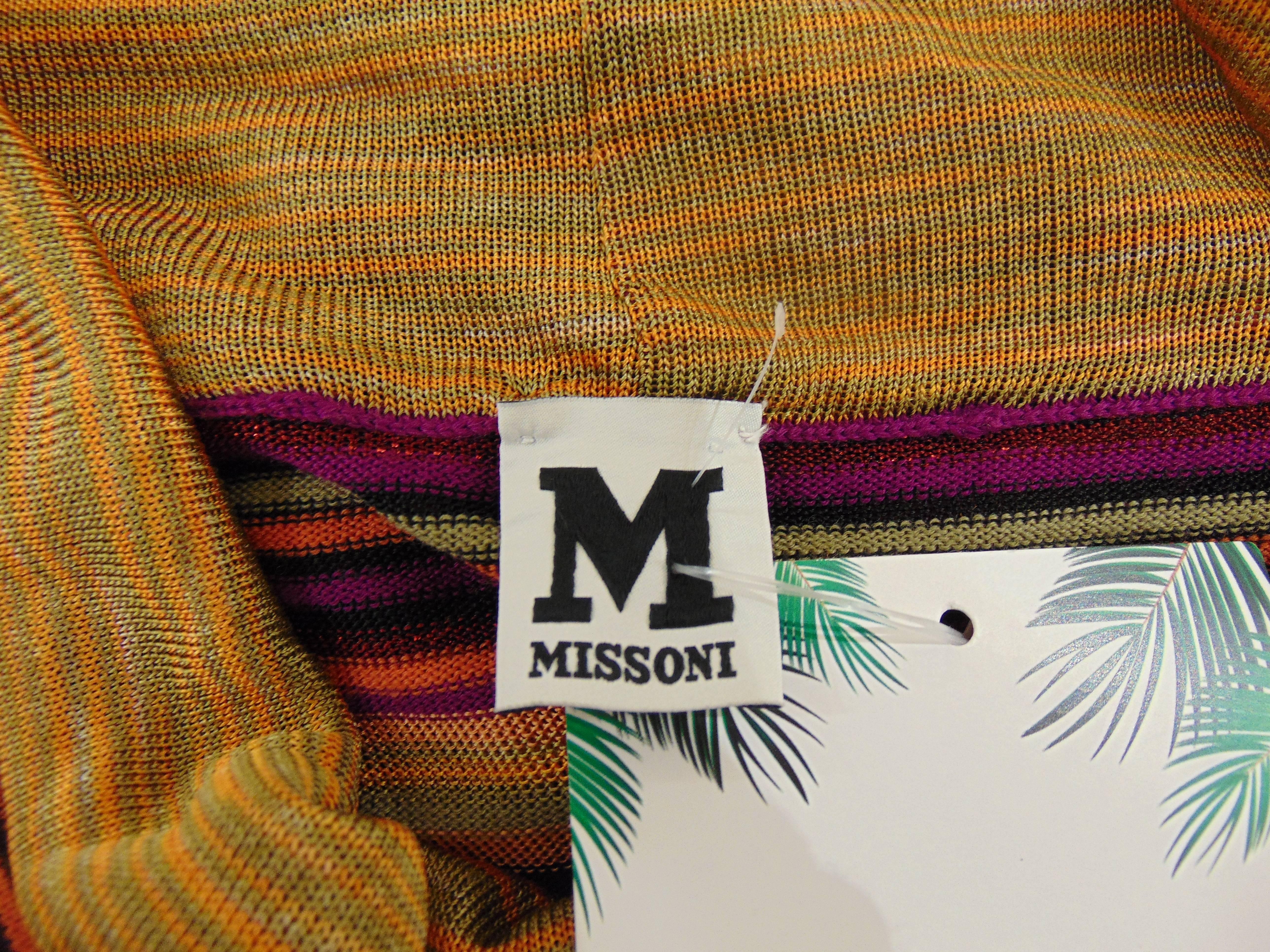Black M by Missoni multicoloured cotton dress
