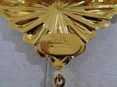 1980s Emilio Pucci gold tone necklace NWOT