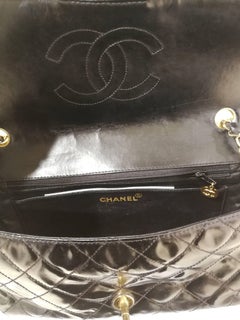 1997 Limited Edition Chanel Black 2.55 Gold tone Hardware Bag
