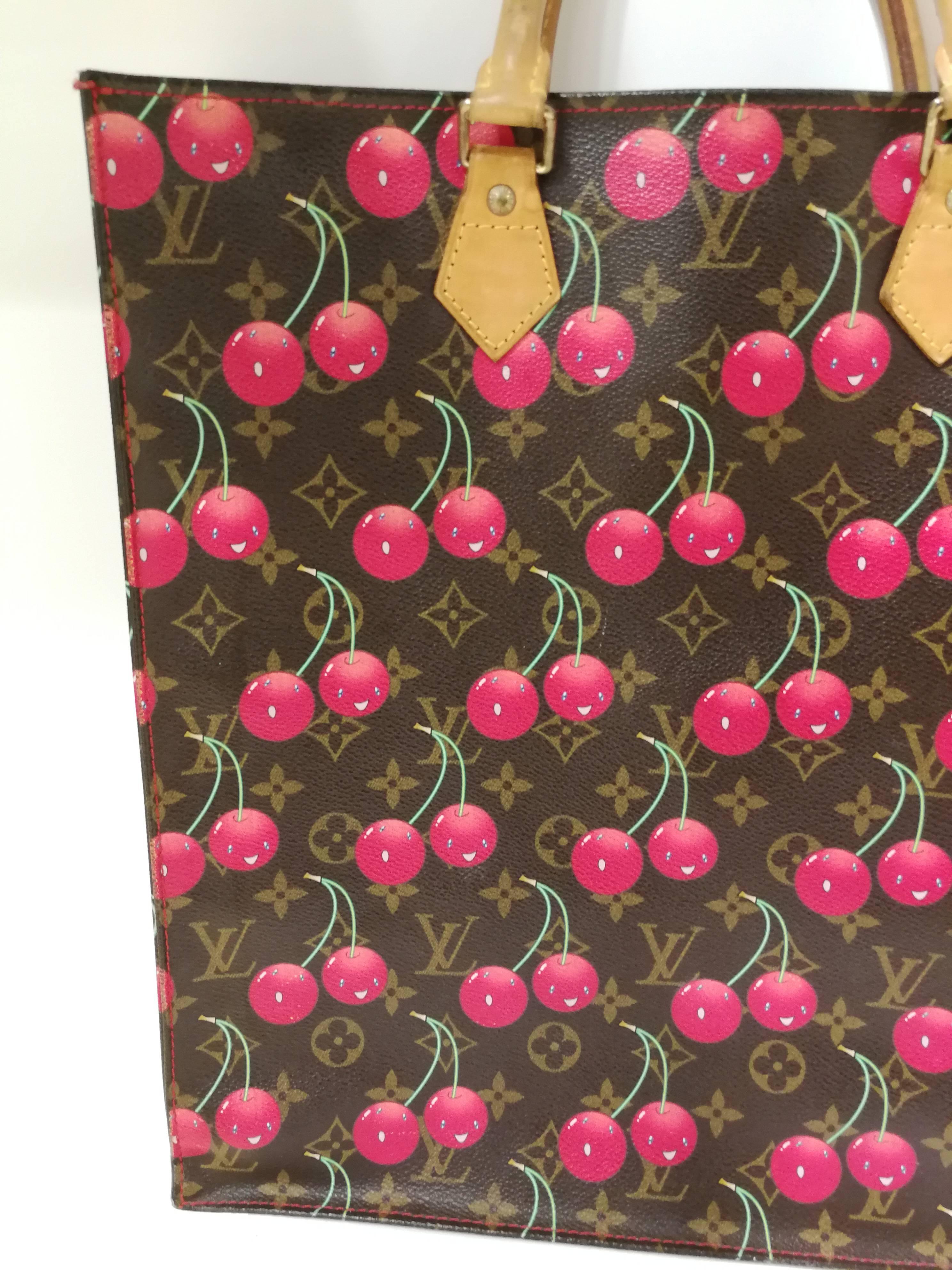 Louis Vuitton Murakami Sac Plat Cherry Bag 4