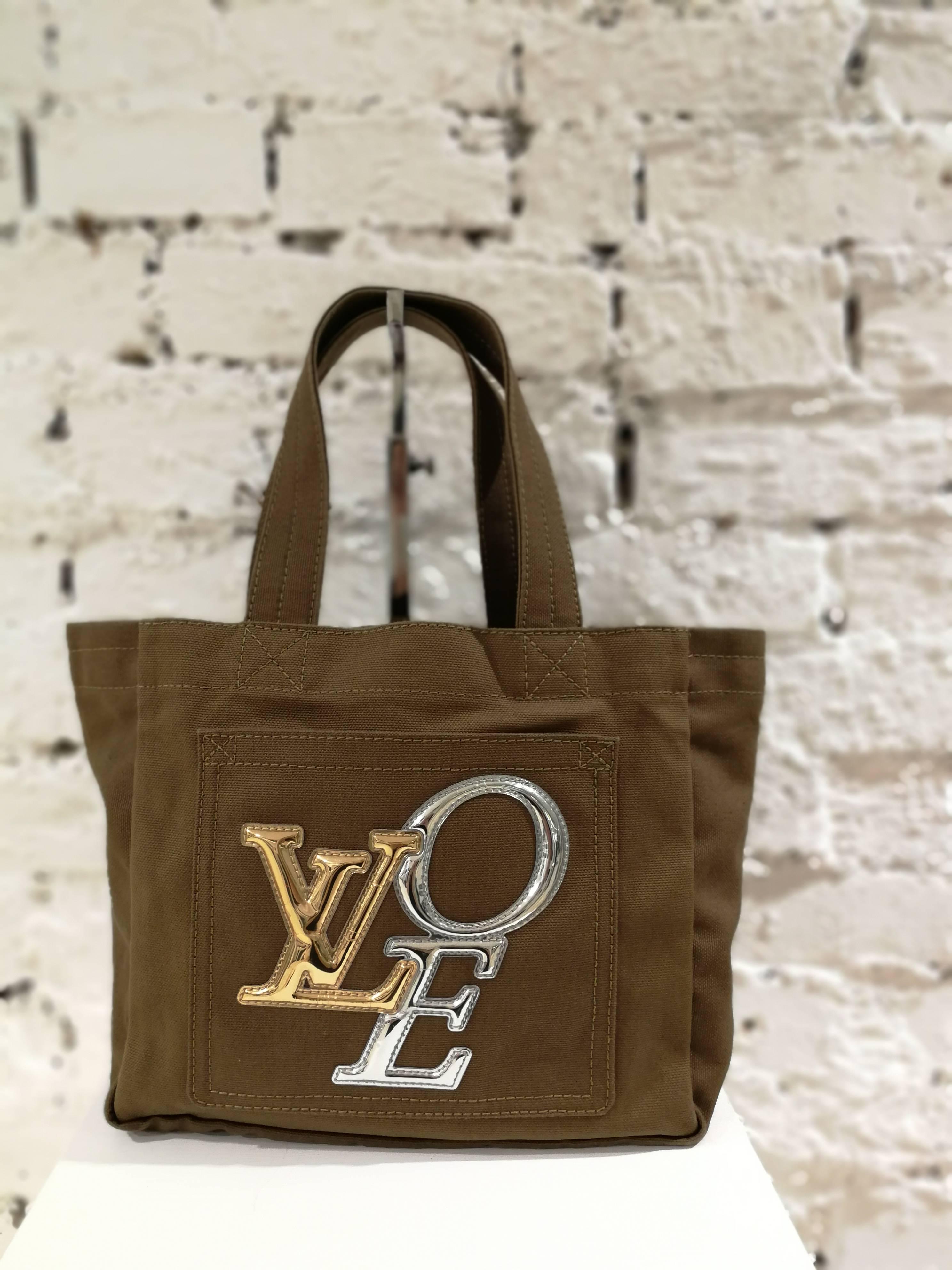 Louis Vuitton Textile LOVE Limited Edition handle bag In Excellent Condition In Capri, IT