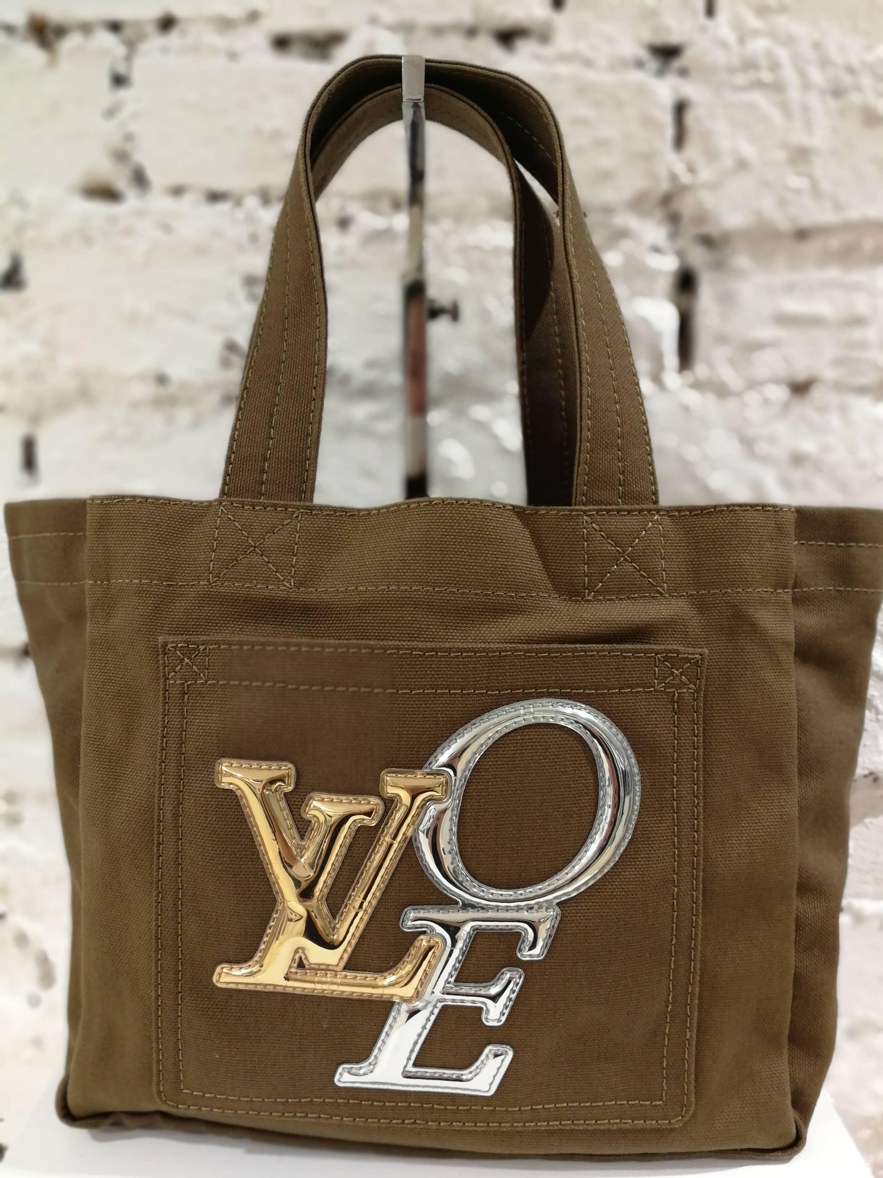 Women's or Men's Louis Vuitton Textile LOVE Limited Edition handle bag