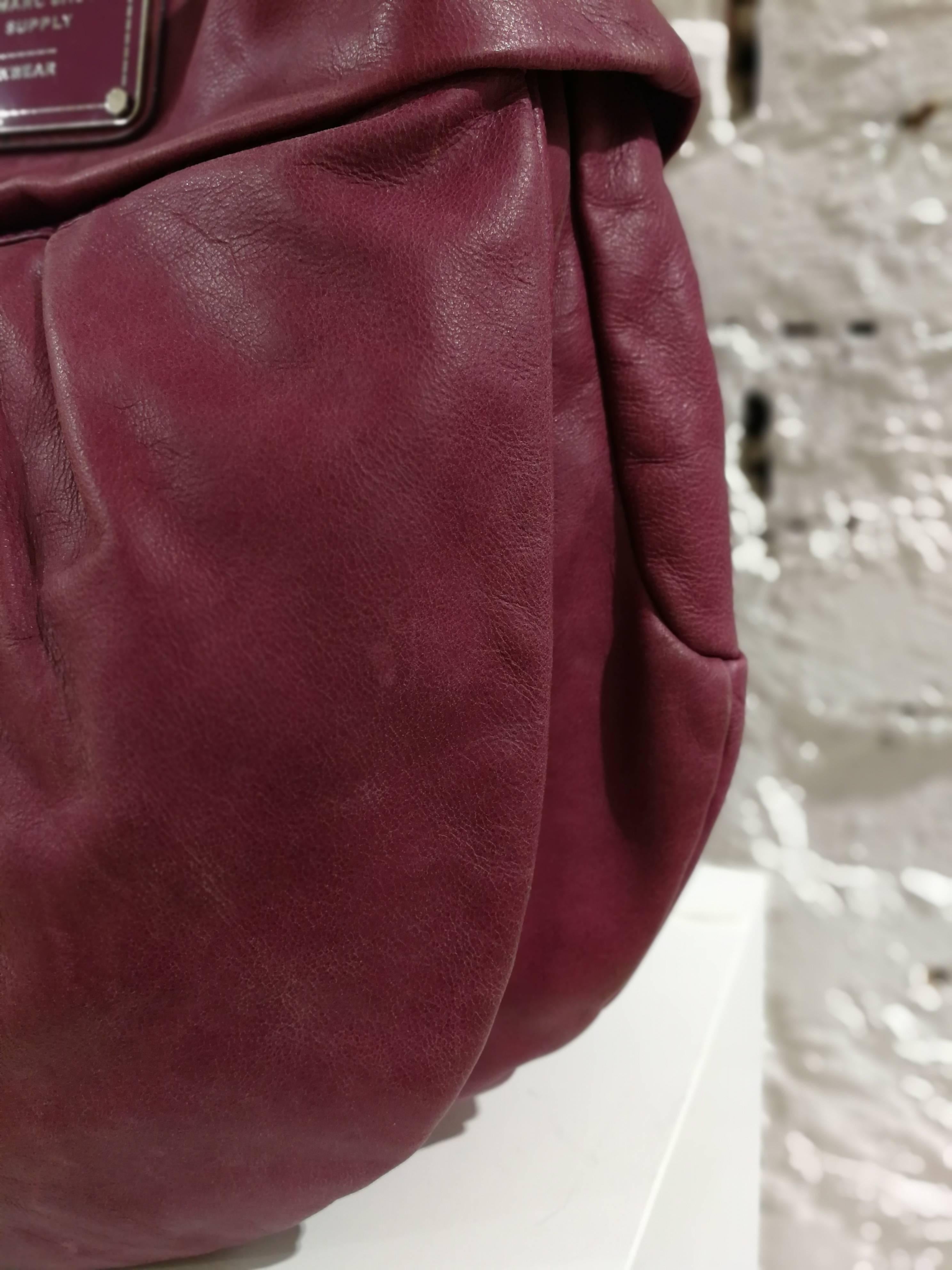 Brown Marc Jacobs Purple leather Shoulder Bag