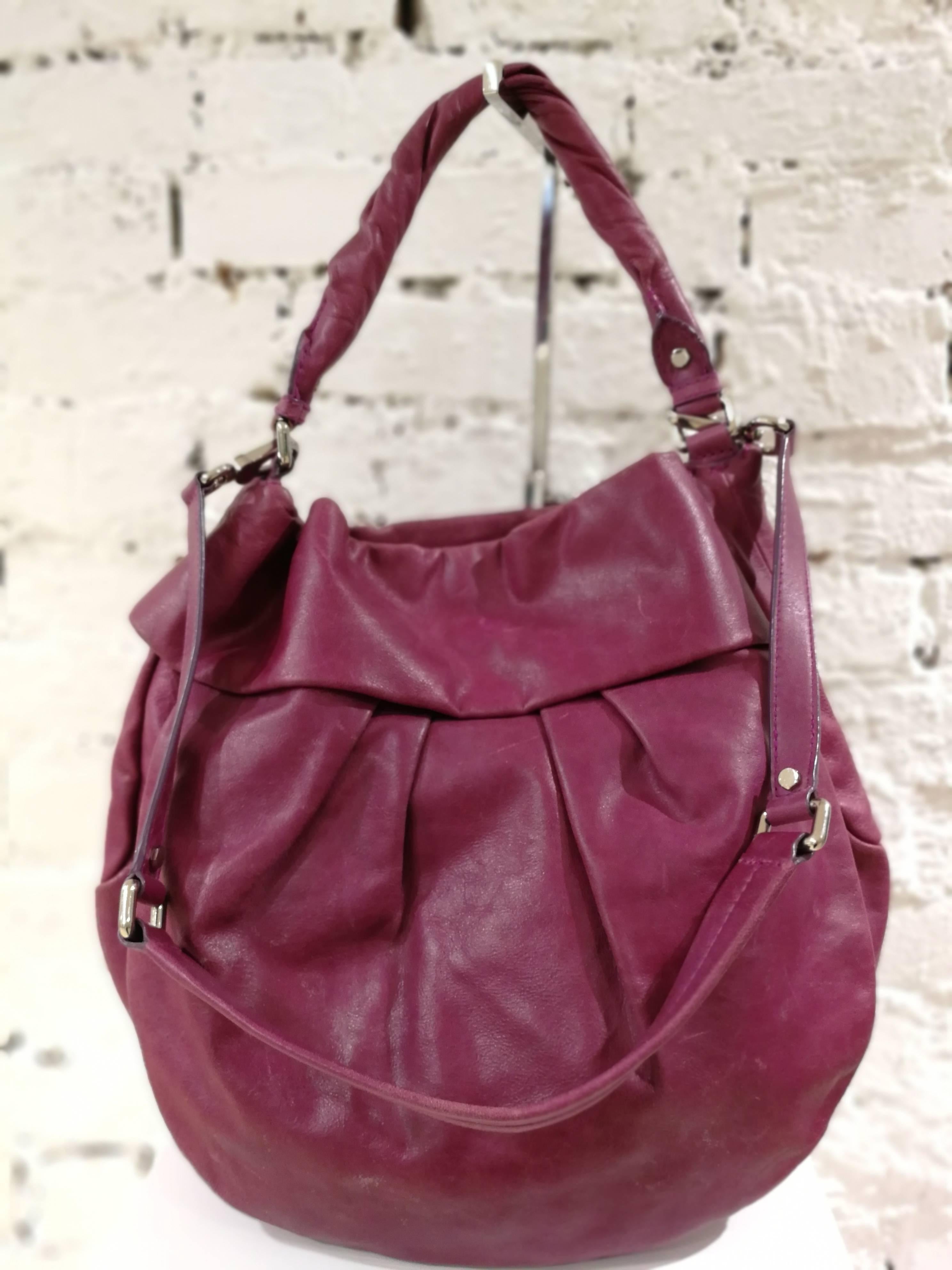 Marc Jacobs Purple leather Shoulder Bag In Excellent Condition In Capri, IT