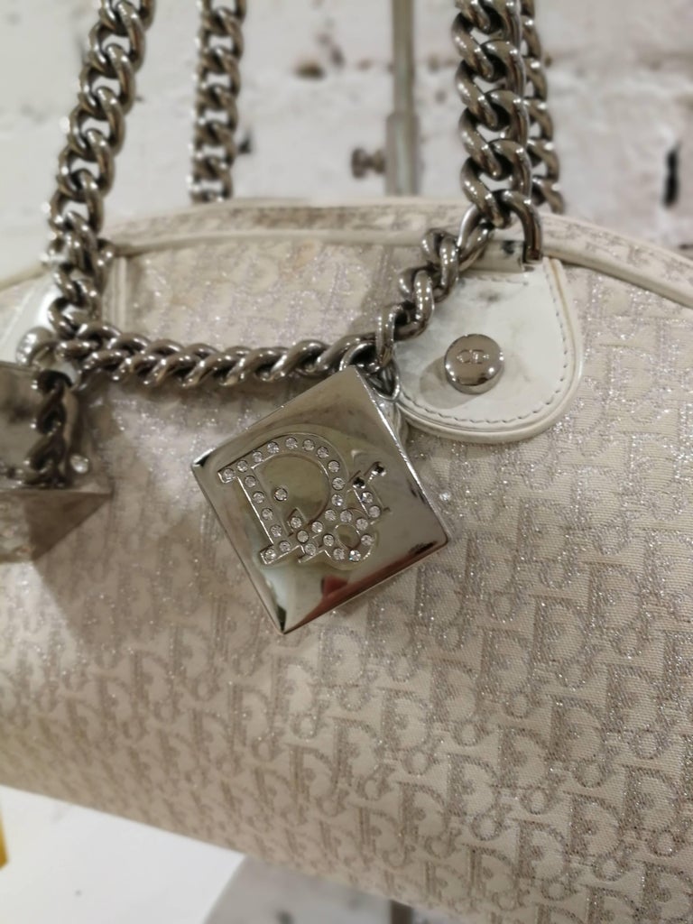 Christian Dior white Gambler Cubes Bag at 1stDibs | dior gambler bag ...