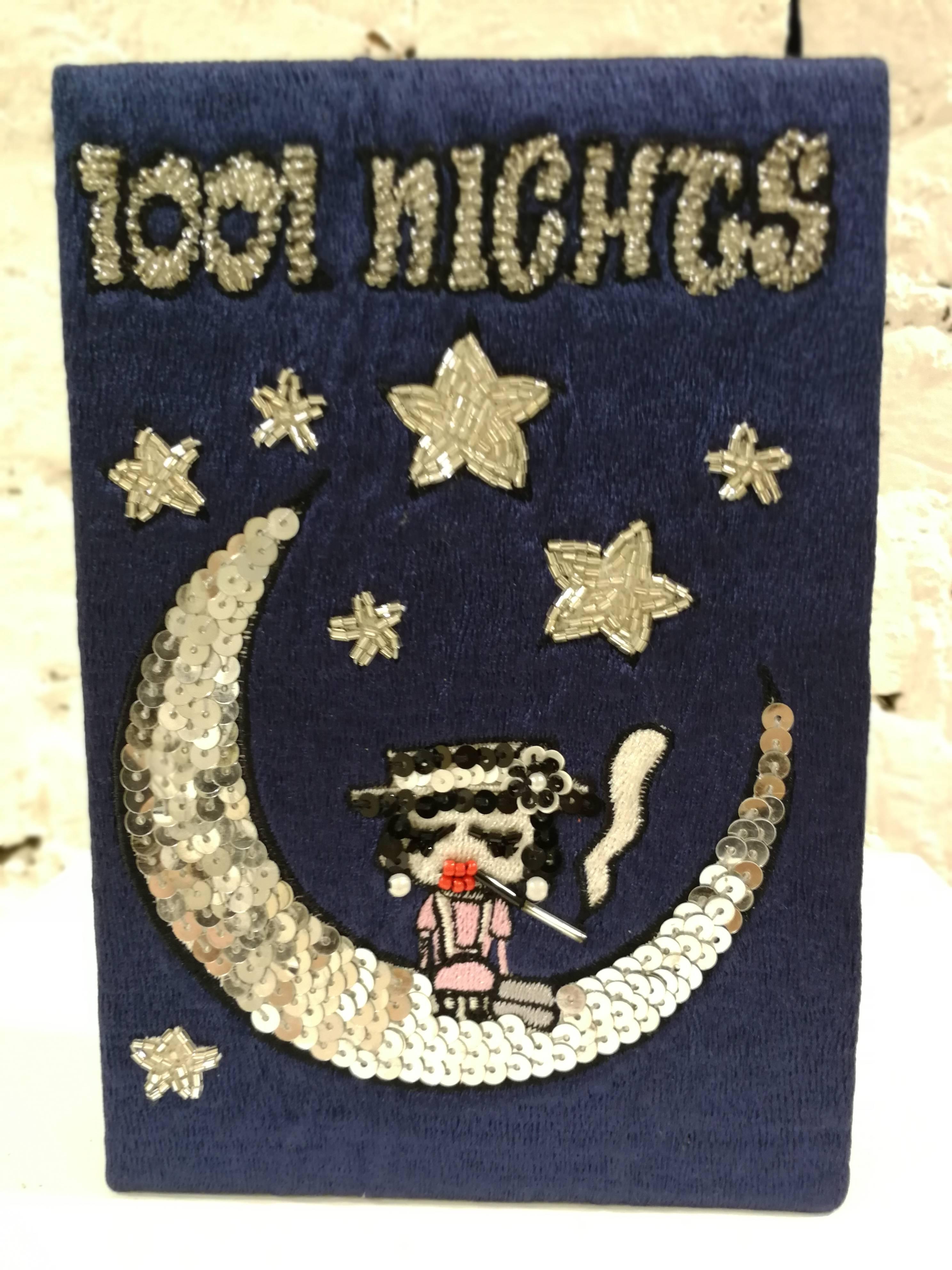 Mua Mua Coco 1001 Nights Blu Book Pochette Shoulder Bag 11