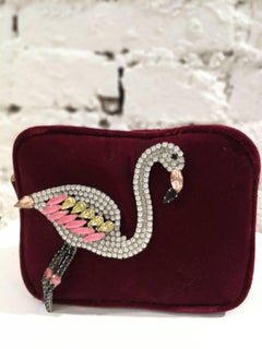 Lisa C. Bijoux Purple Velvet Fanny pack - Shoulder Bag