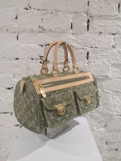 Louis Vuitton Green Denim Neo Speedy Bag