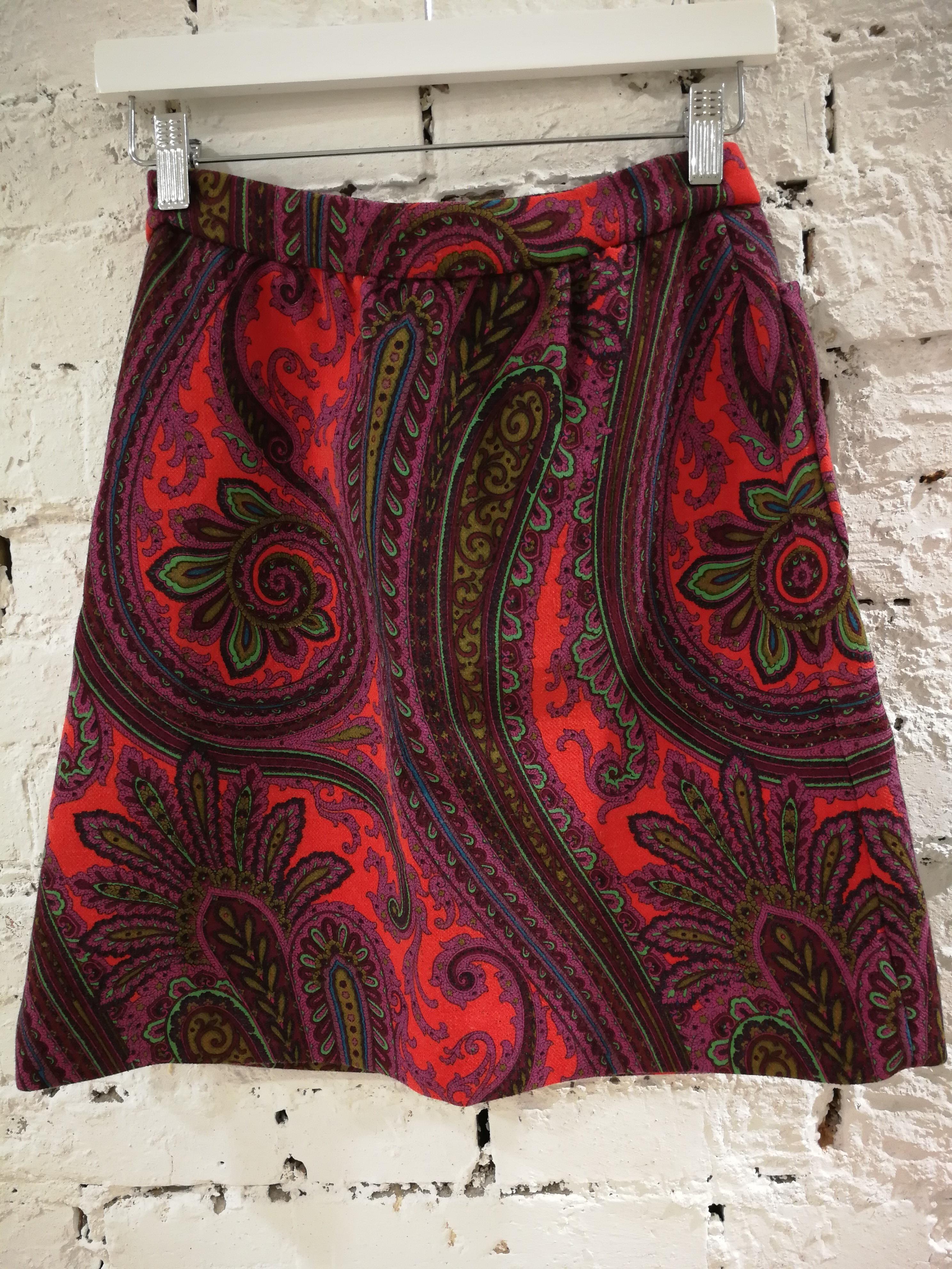 Miu Miu multicoloured Wool Skirt 5