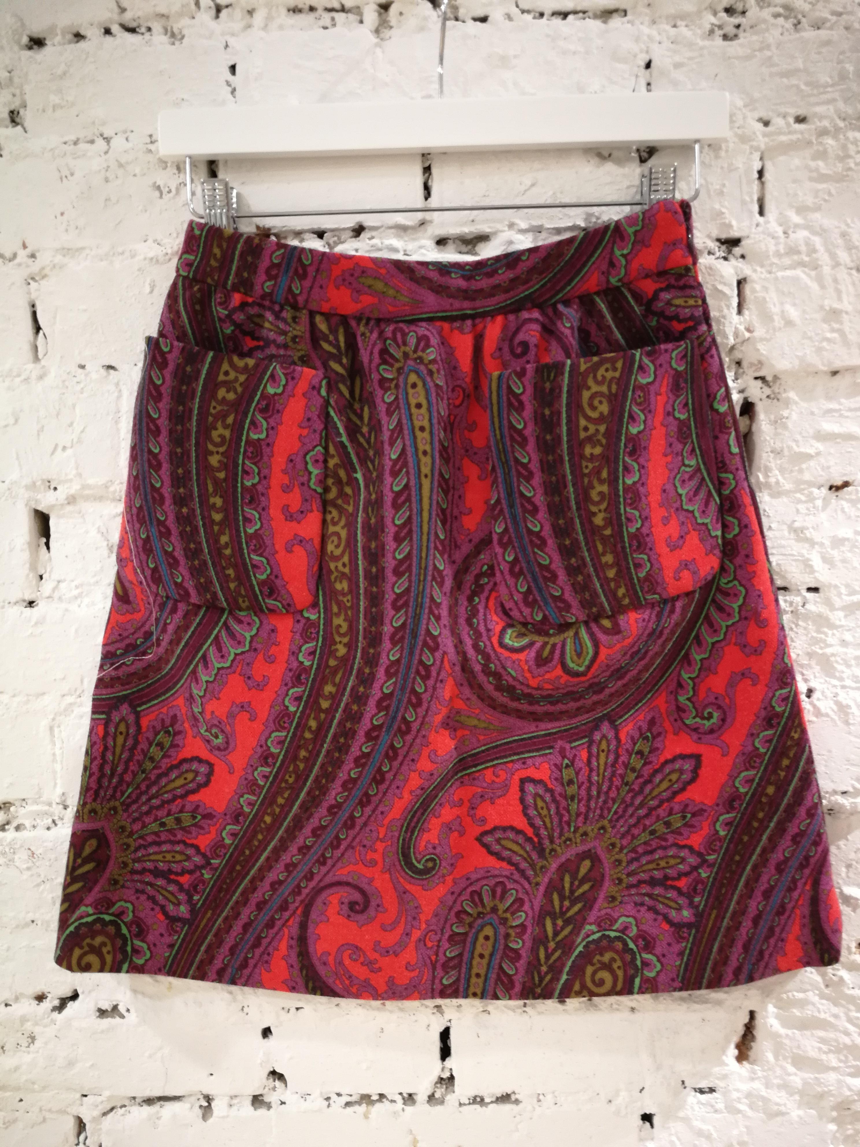 Miu Miu multicoloured Wool Skirt 6