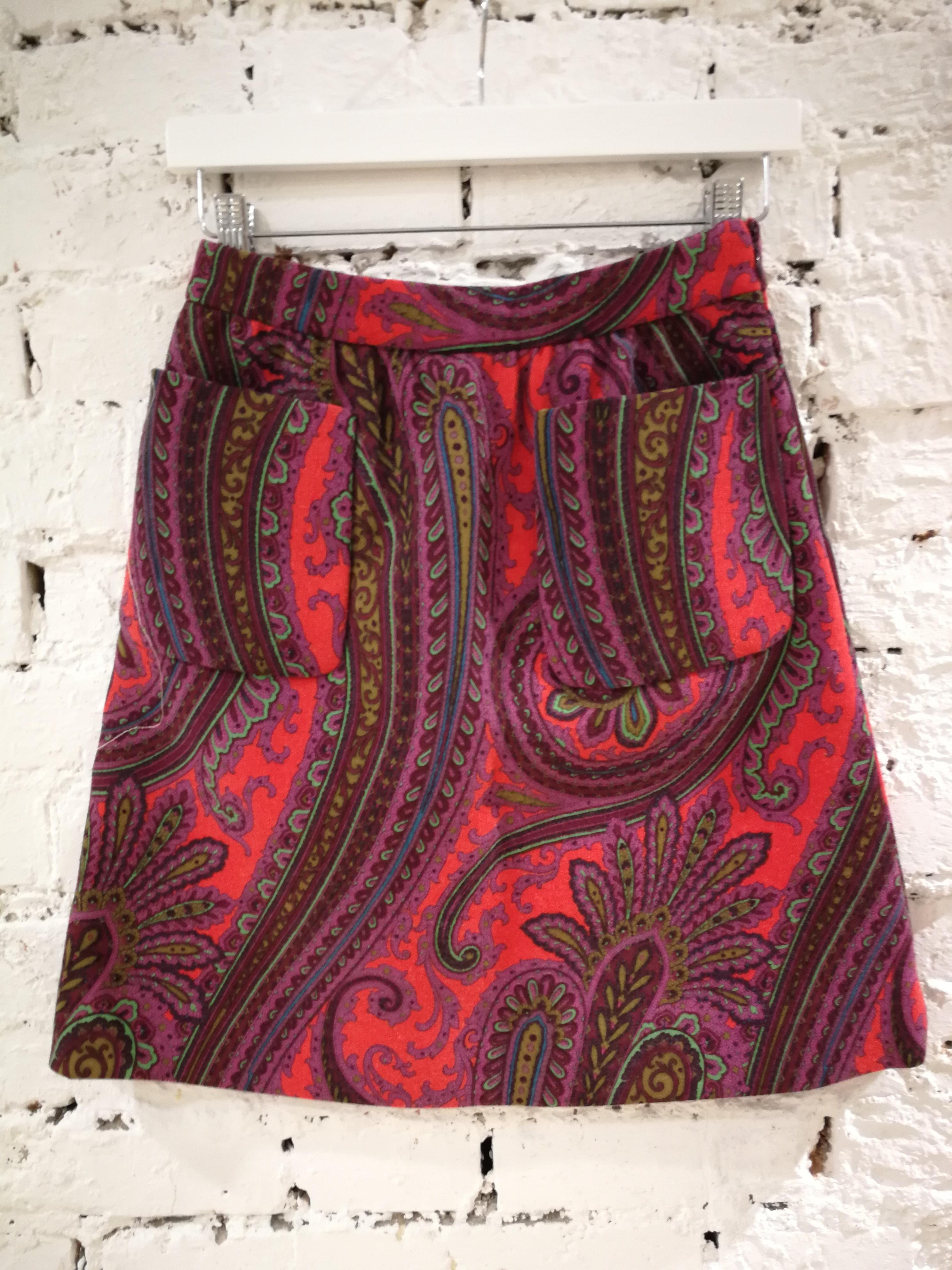 Miu Miu multicoloured Wool Skirt 7