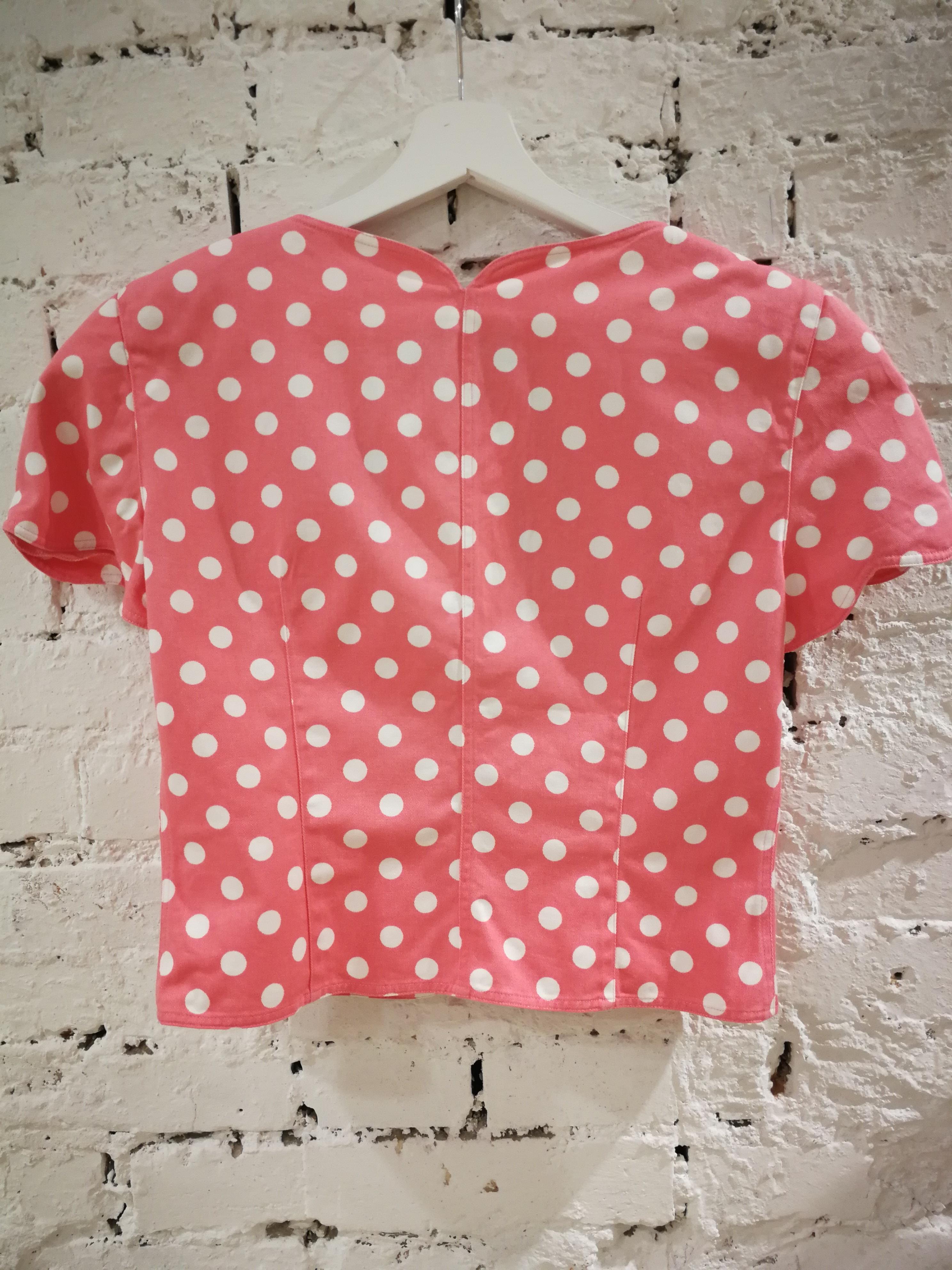 Genny Pink White Pois Jacket For Sale 7