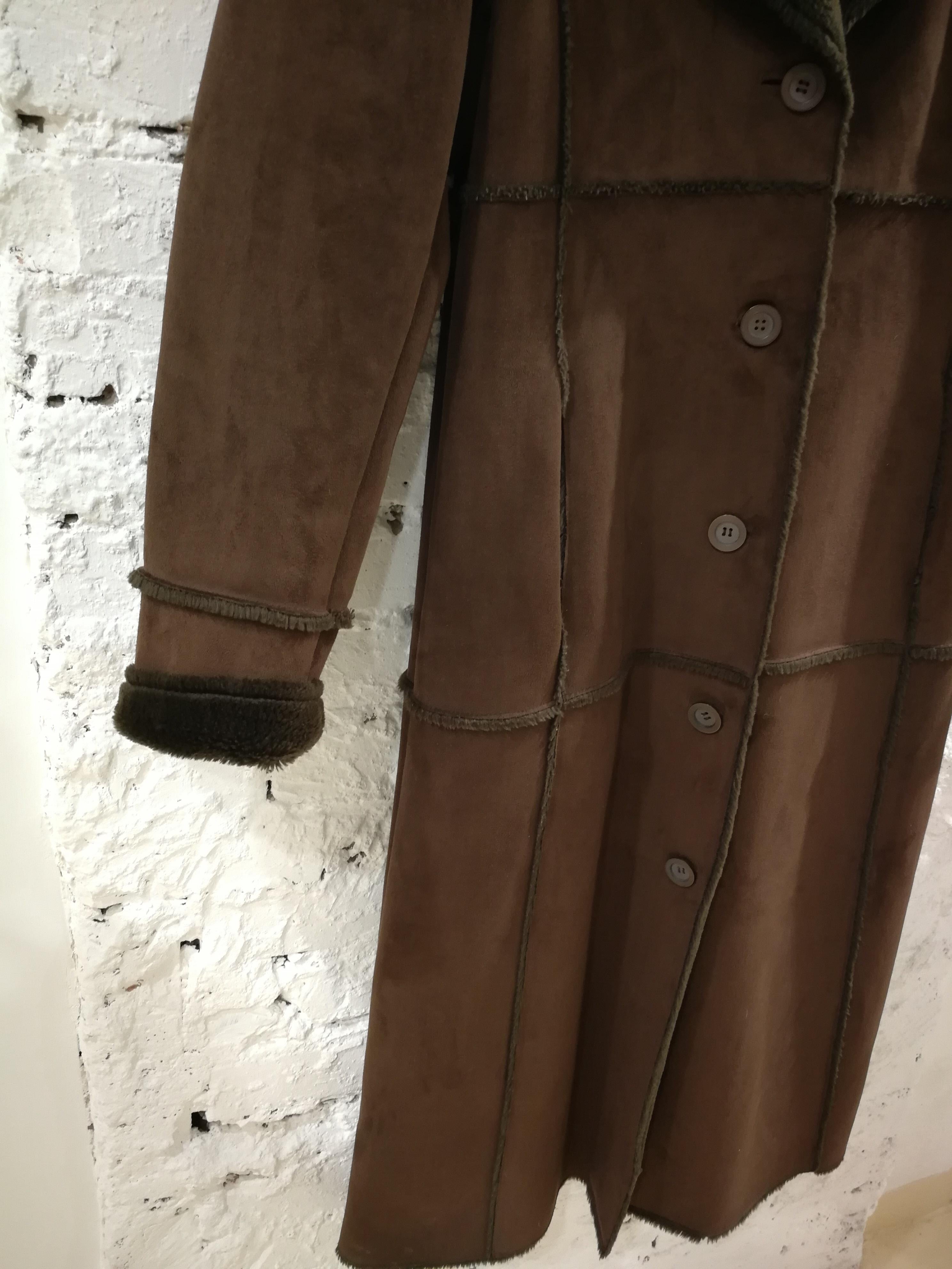 Manteau balmain femme 2025 marron