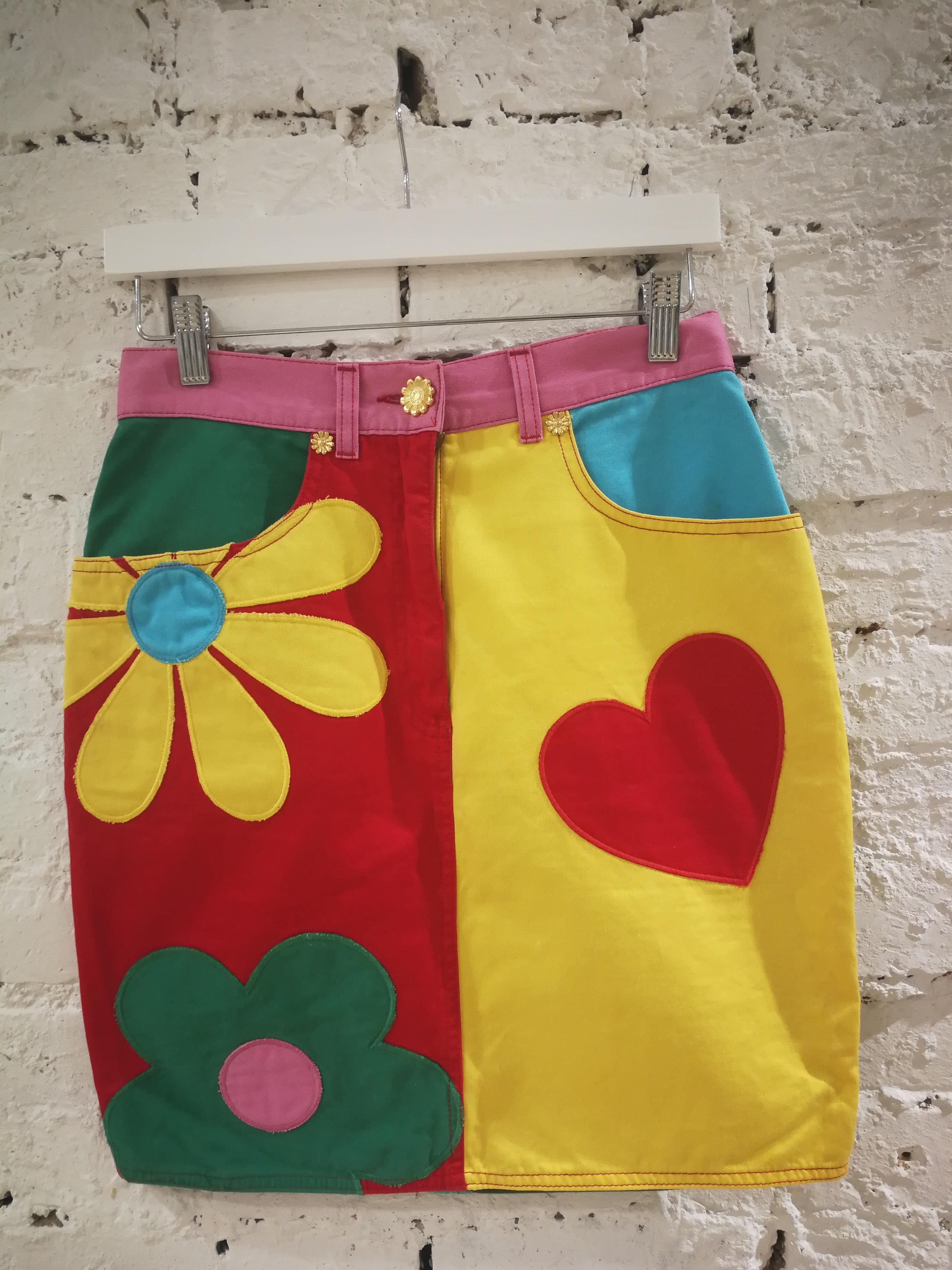 Women's Moschino multicoloured cotton Skirt