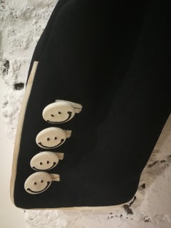 Moschino Couture Black Smiles Blazer
