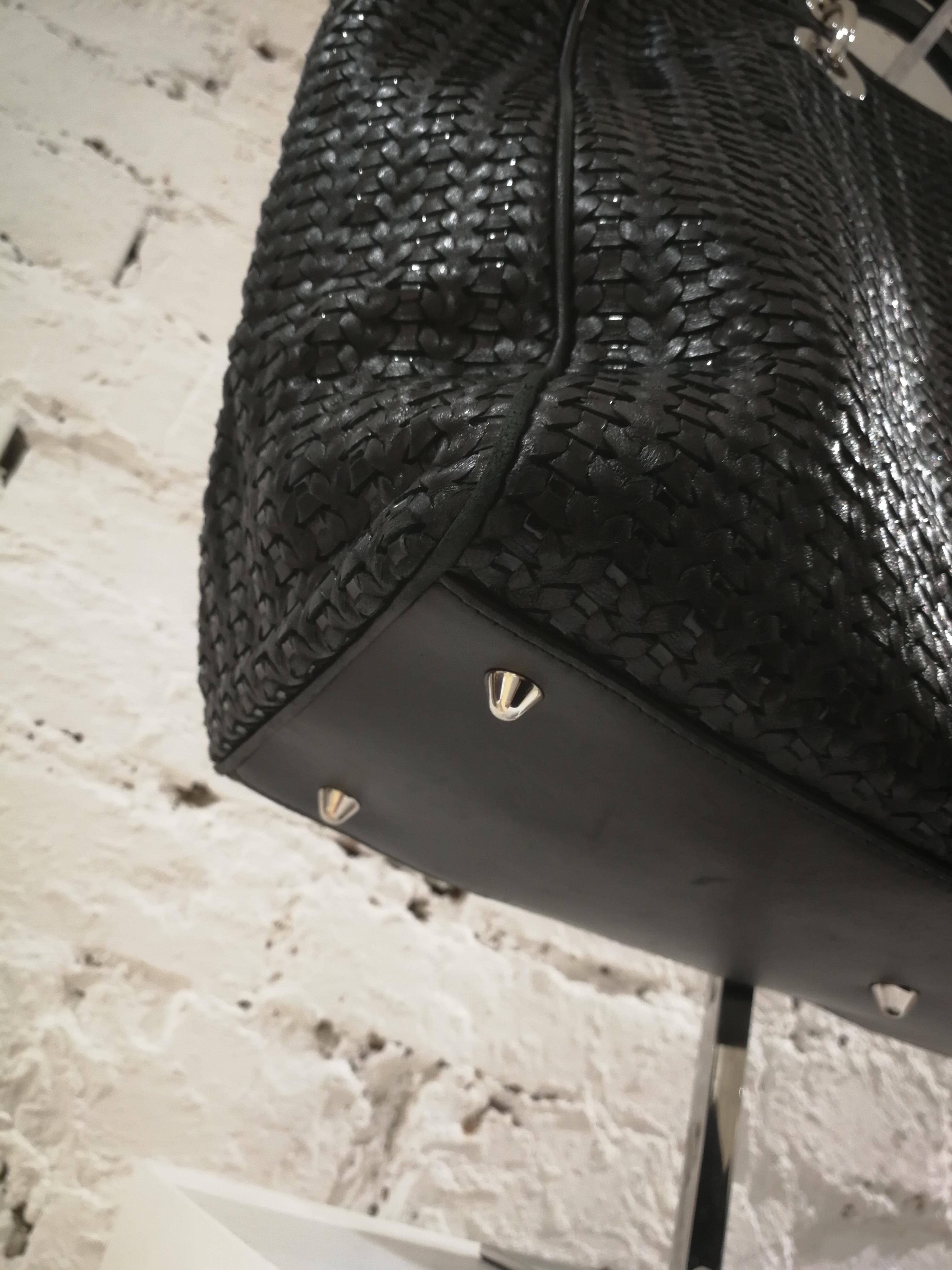 Christian Dior Black Patent Leather Bag 7
