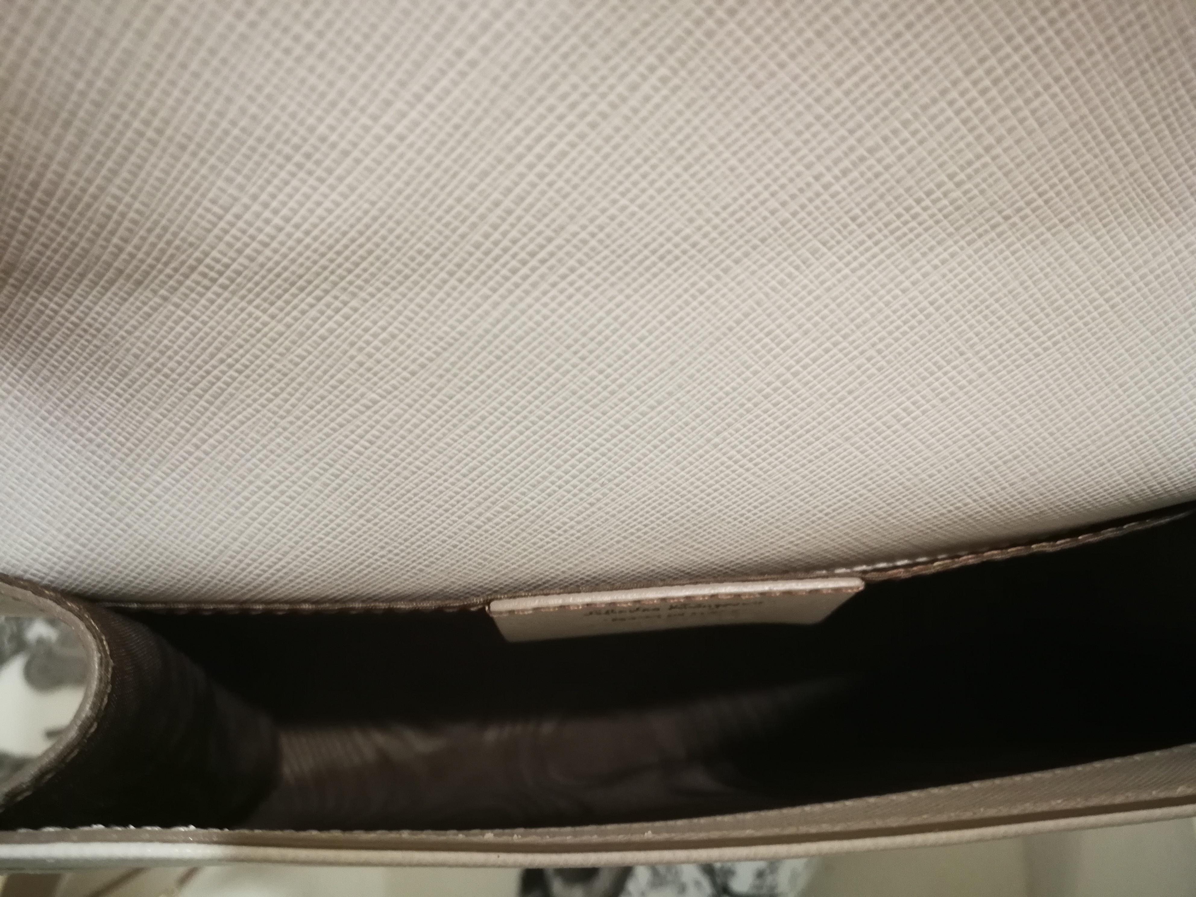 Salvatore Ferragamo White Leather Shoulder Bag NWOT 1