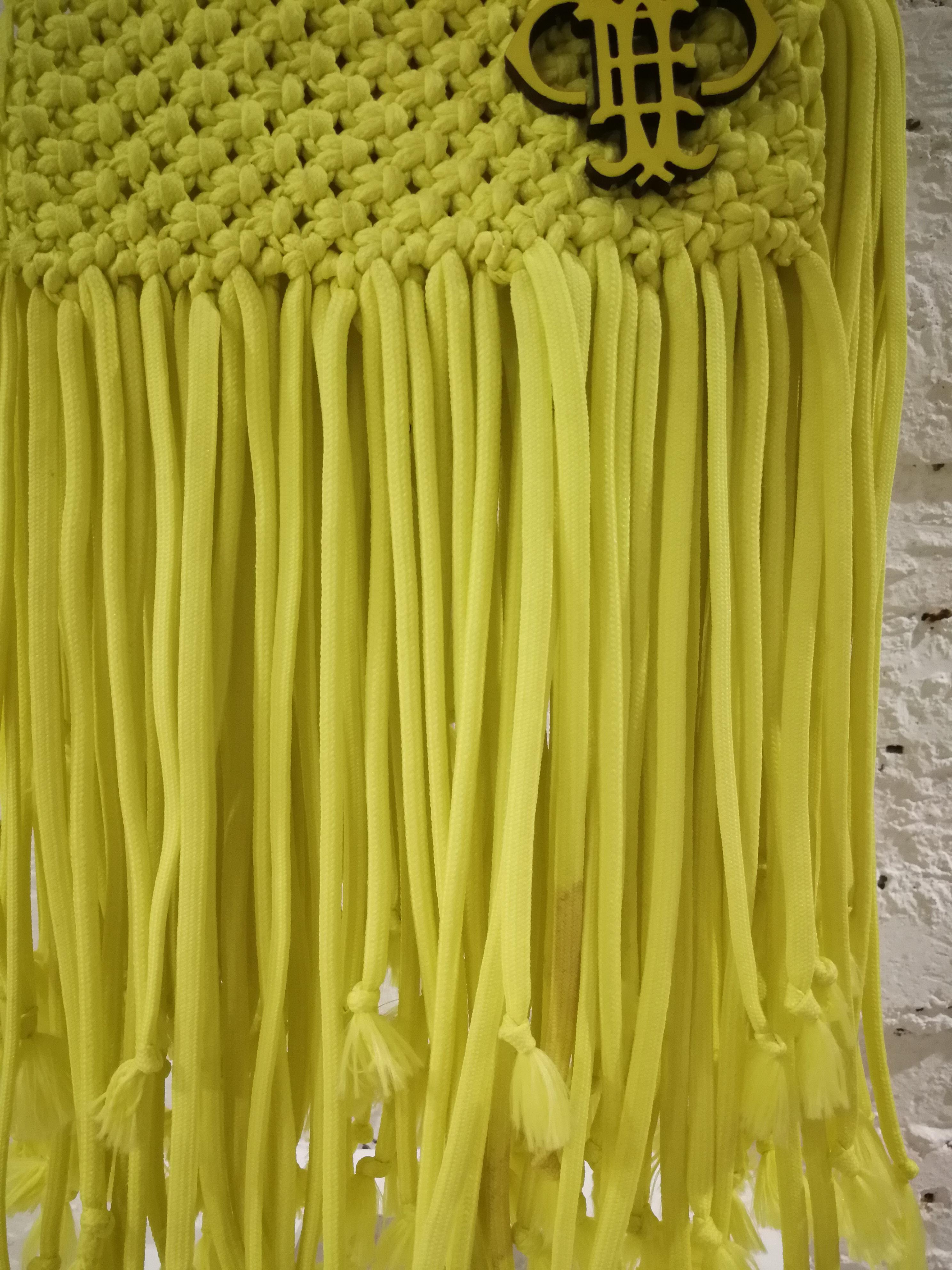 Women's or Men's Emilio Pucci Yellow Fringes Shoulder Bag