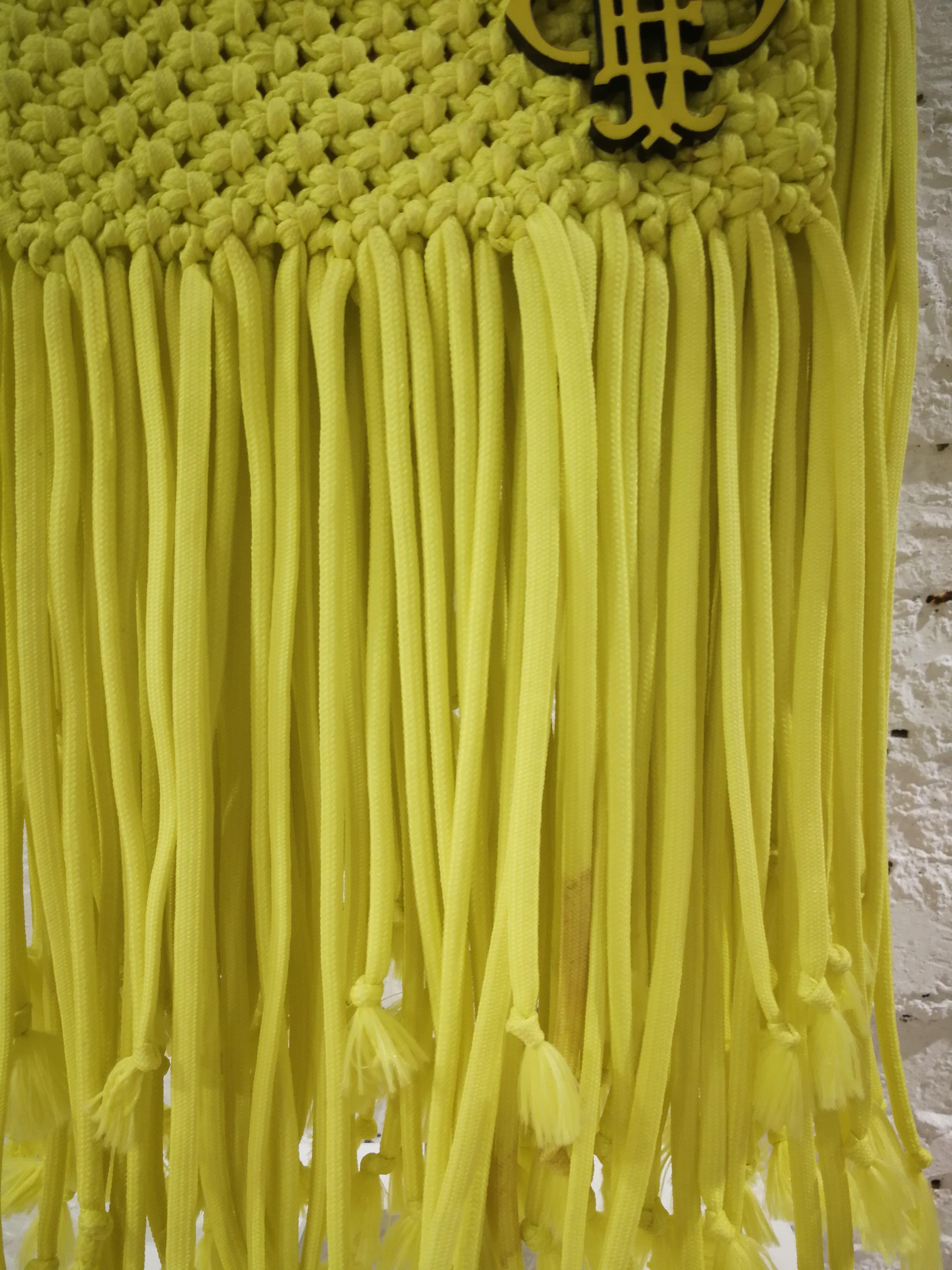 Emilio Pucci Yellow Fringes Shoulder Bag 1
