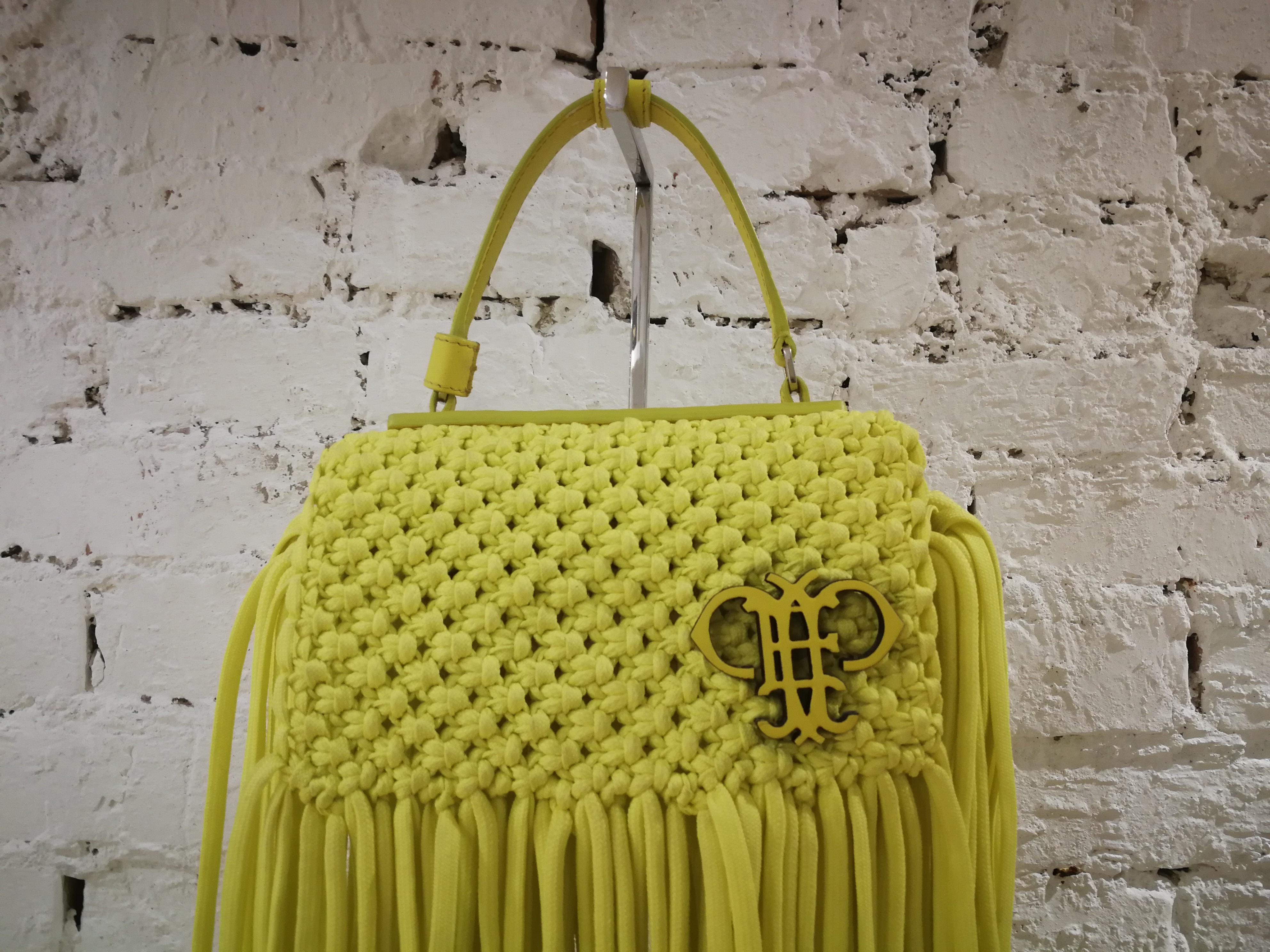 Emilio Pucci Yellow Fringes Shoulder Bag 4