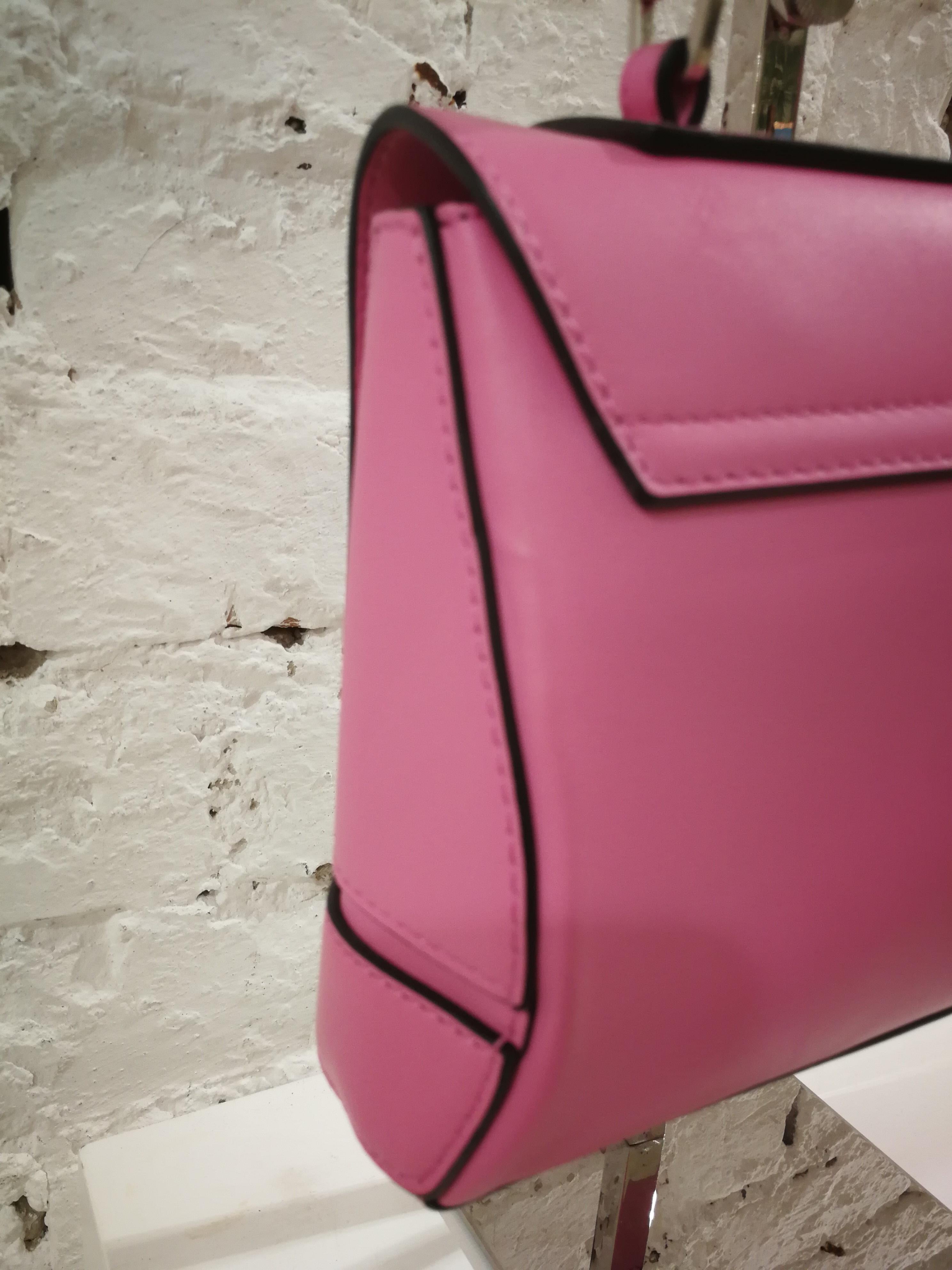 Emilio Pucci Pink Leather Shoulder Bag 3