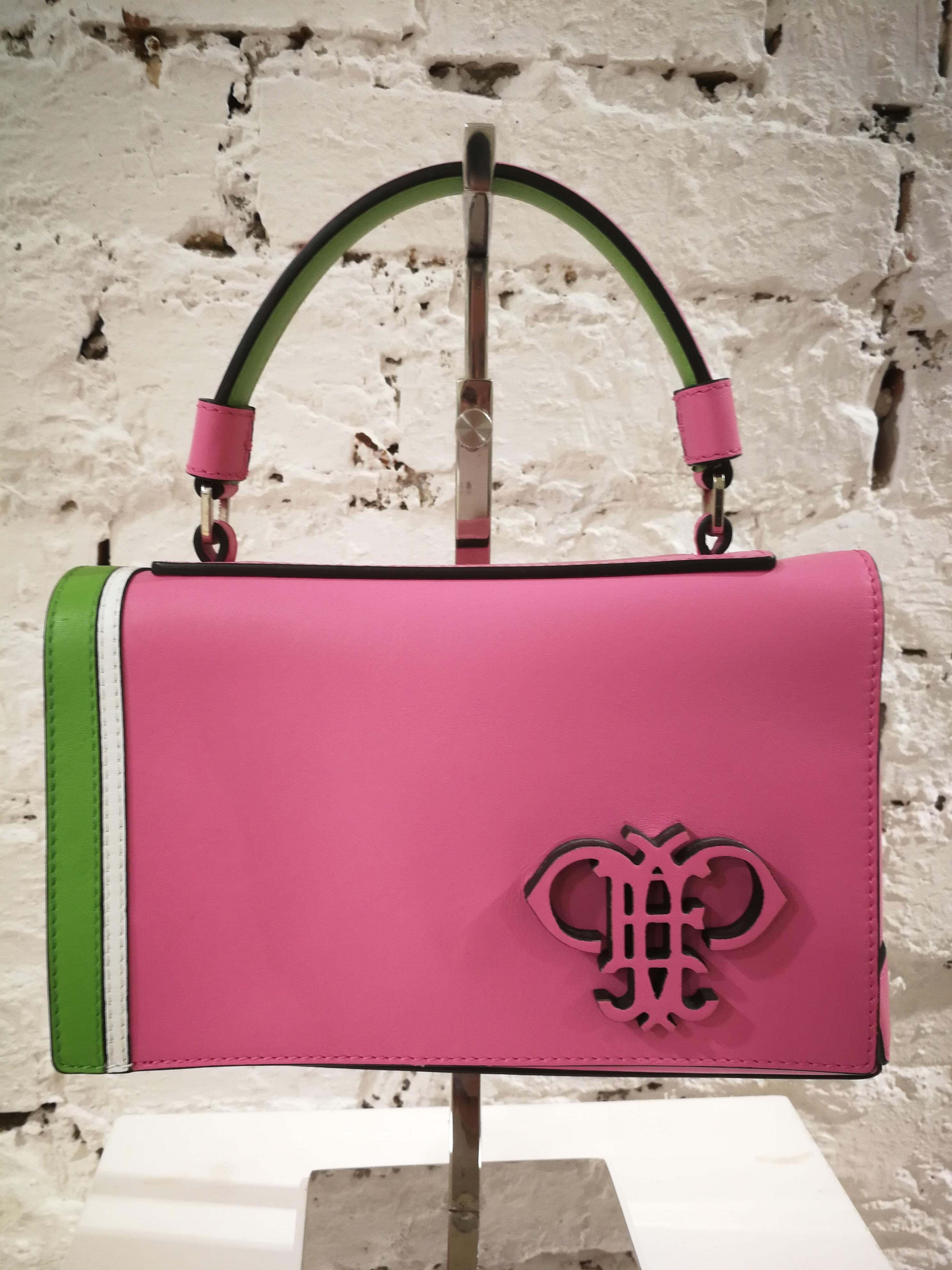 Emilio Pucci Pink Leather Shoulder Bag 6